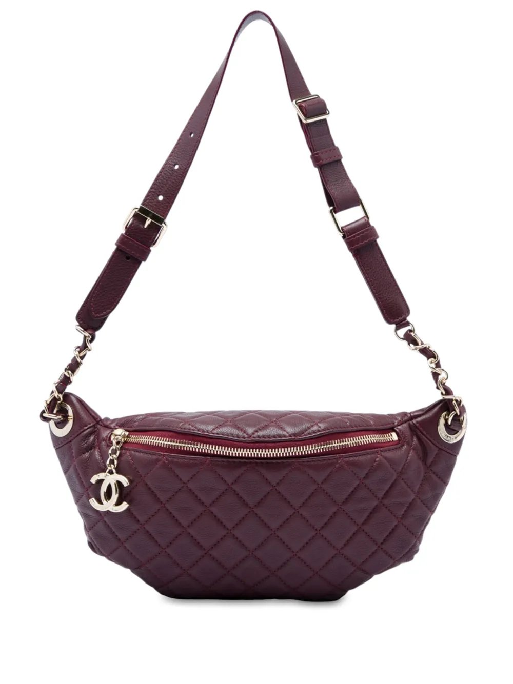 2018-2019 Quilted Calfskin Banane Waist Bag belt bag