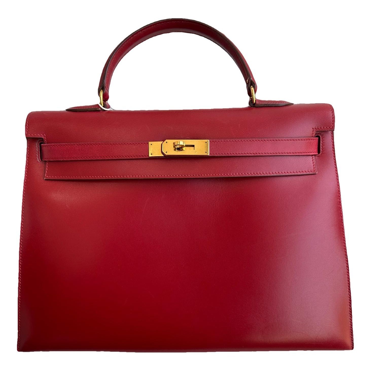 Kelly 35 leather handbag