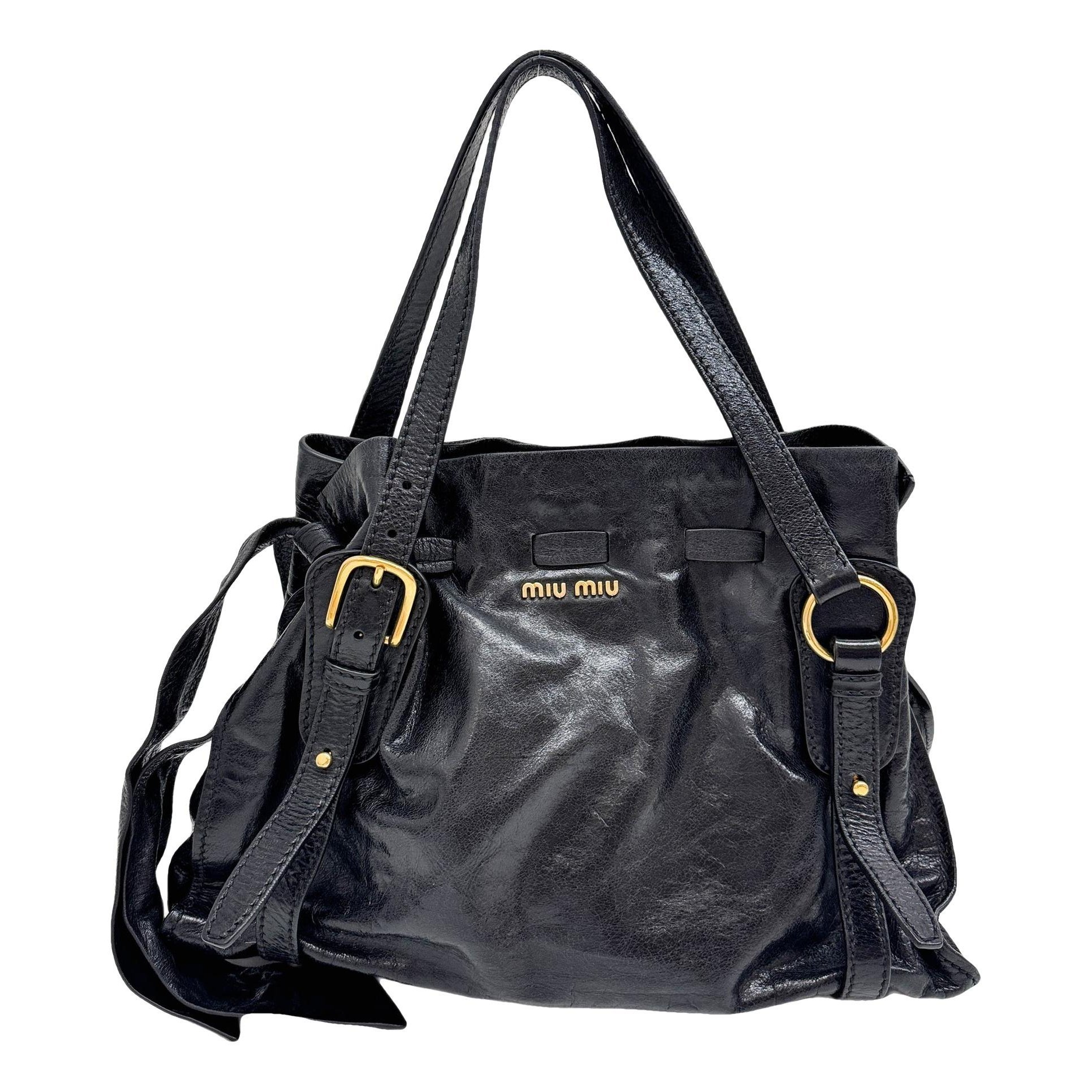 Vitello leather handbag
