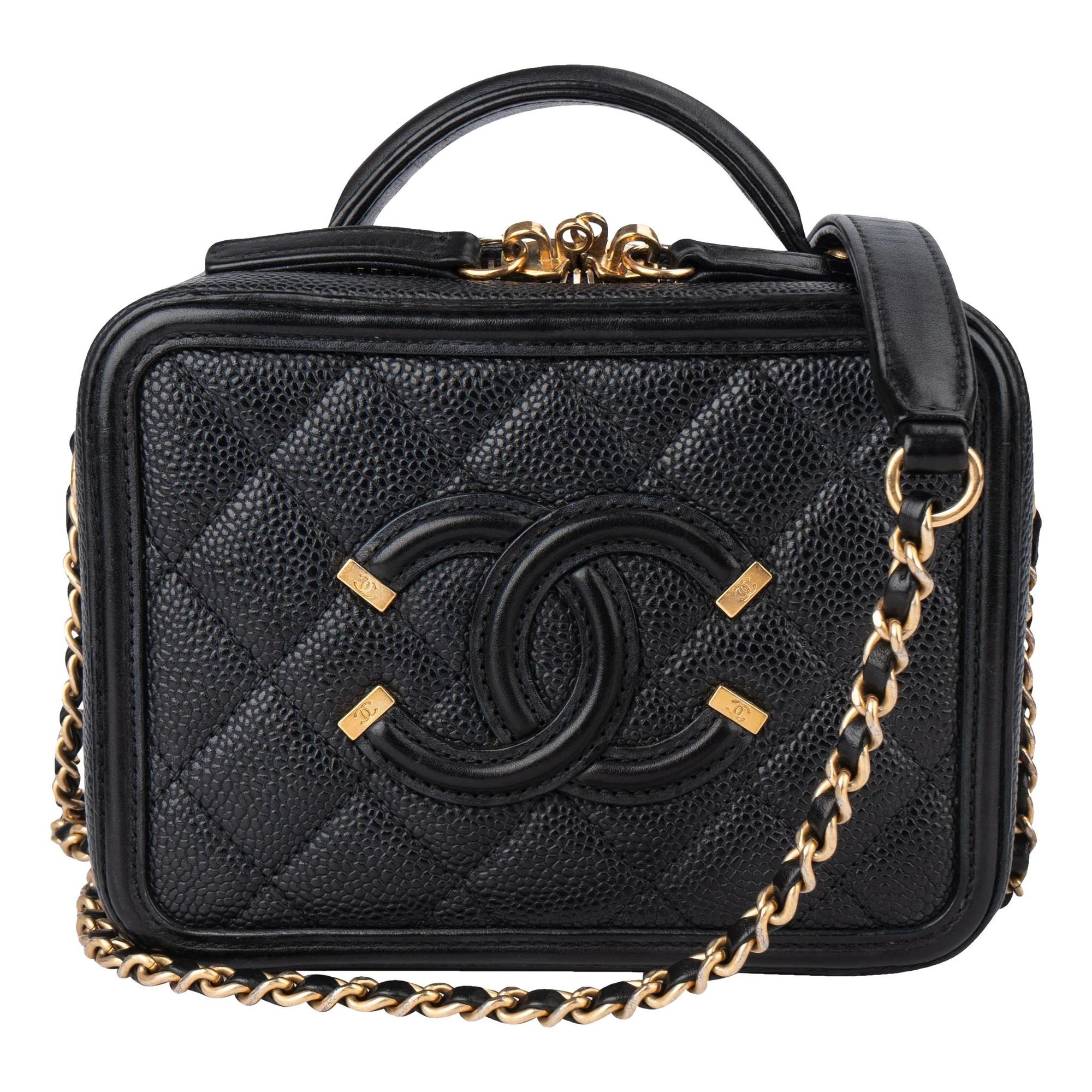 CC Filigree leather handbag