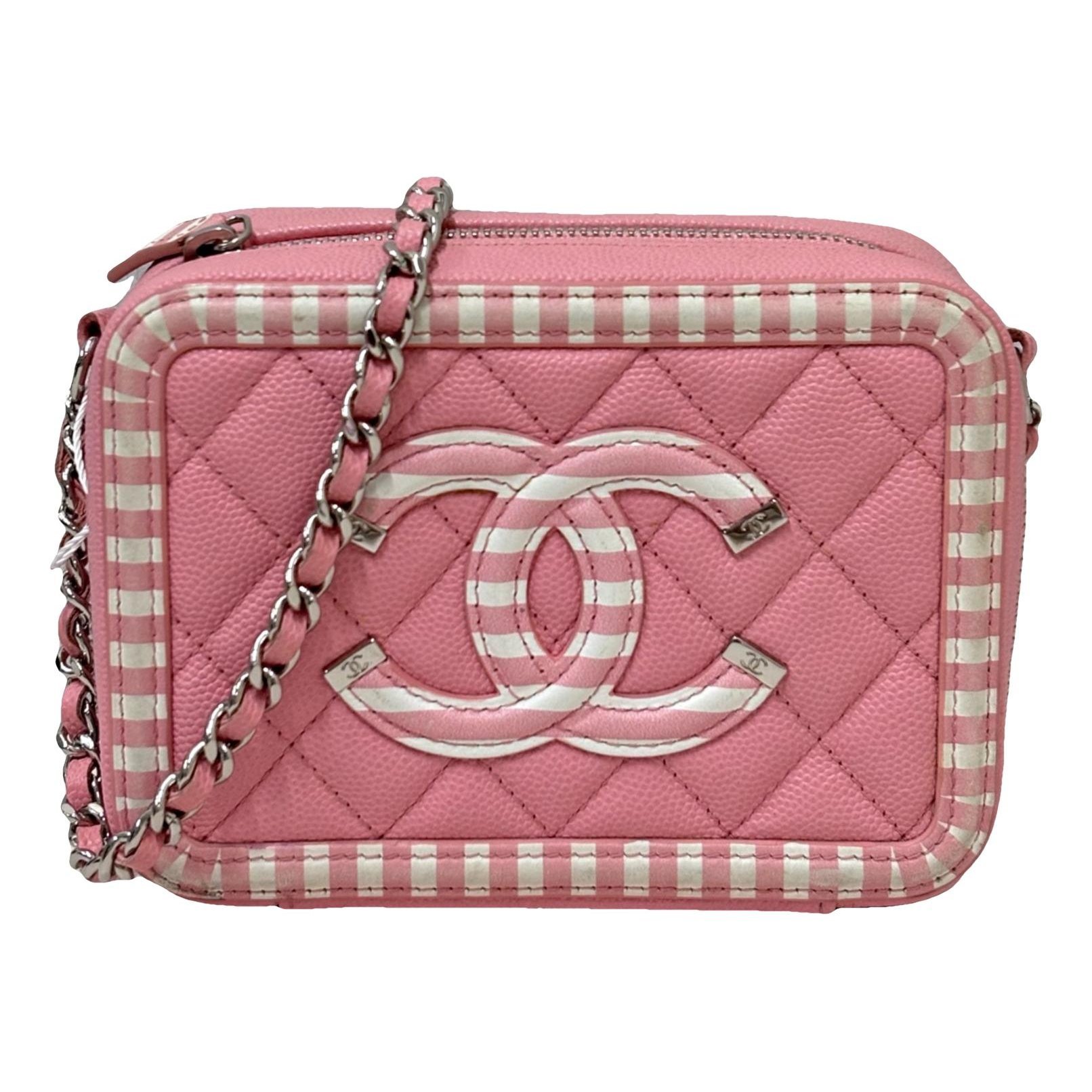 Vanity leather handbag