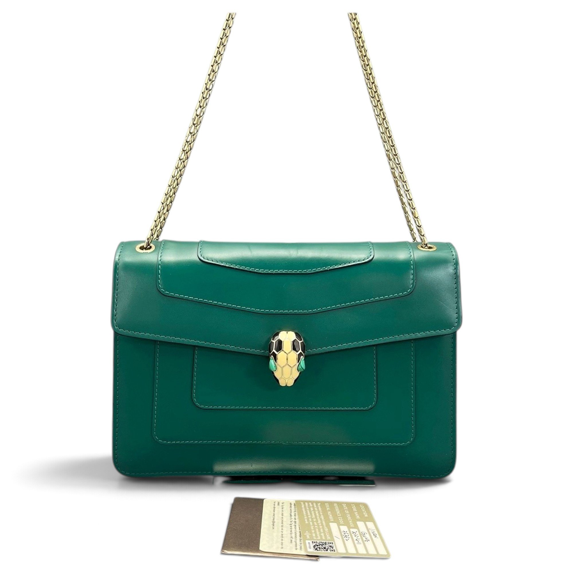 Serpenti leather crossbody bag