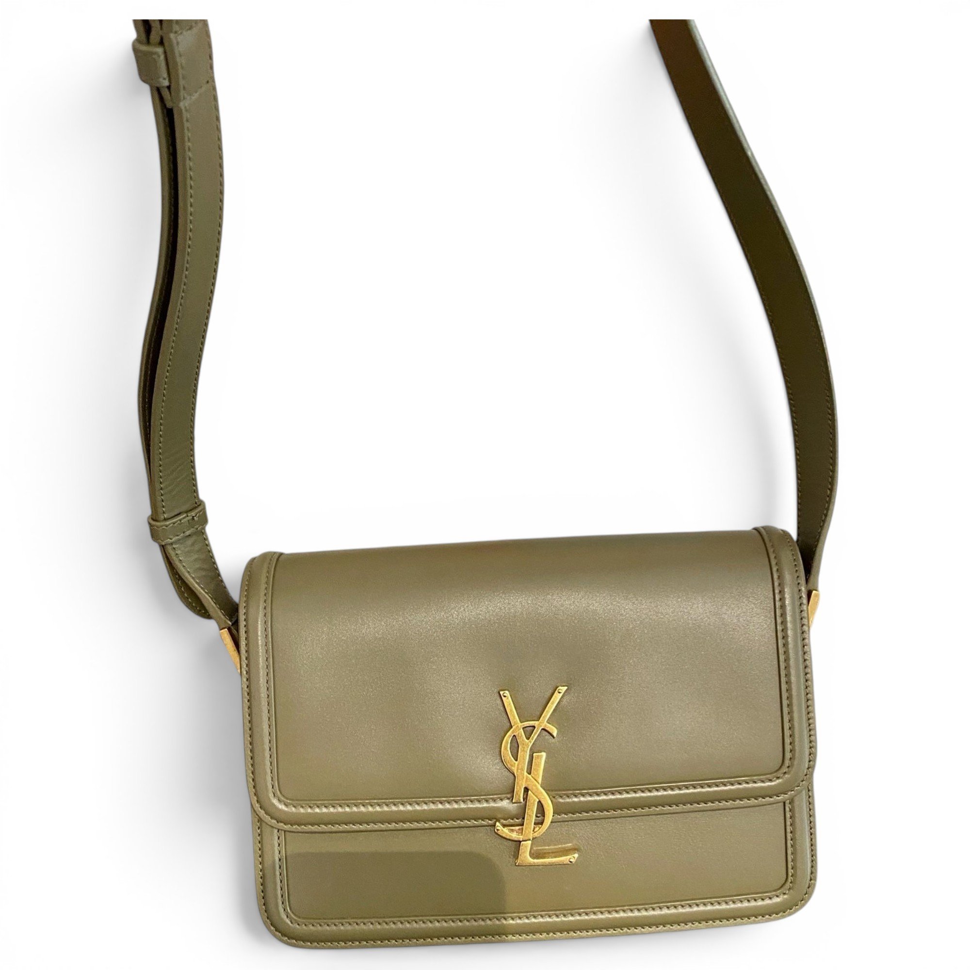 Solférino leather handbag