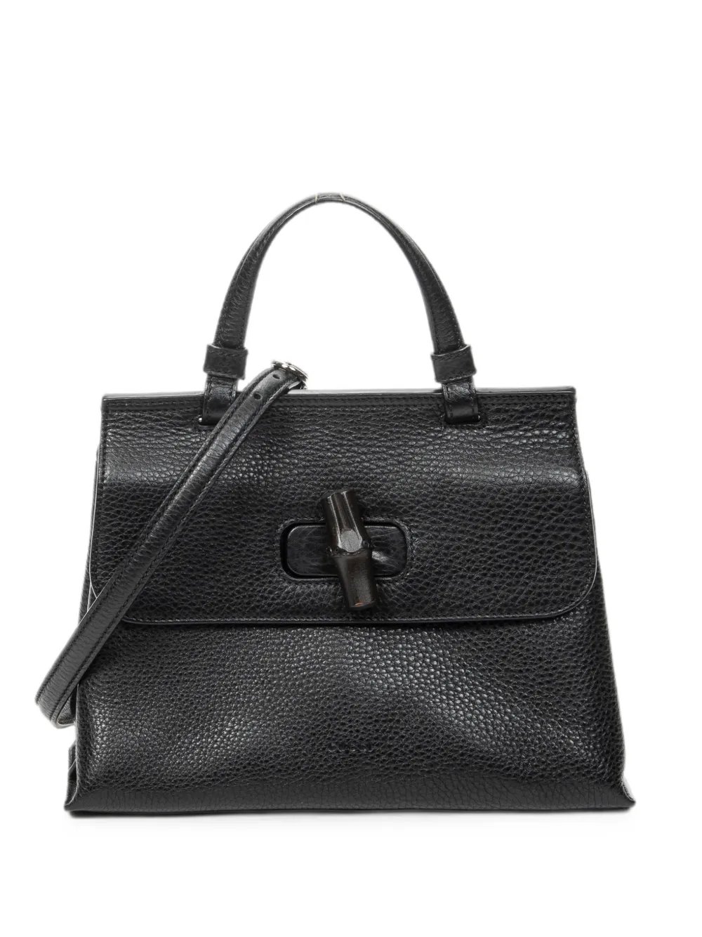 small Bamboo Daily leather shoulder bag