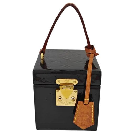 Patent leather handbag