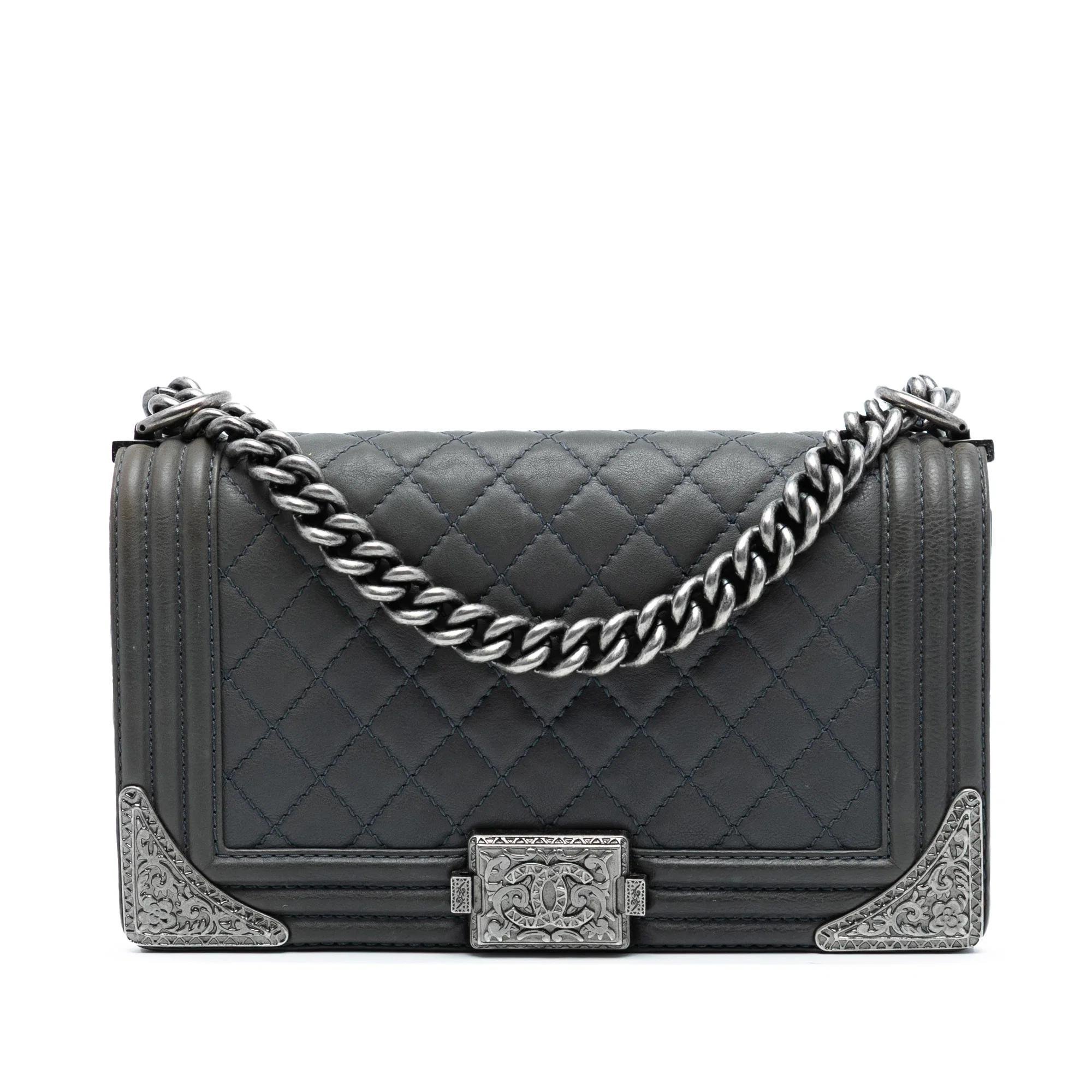 Boy pony-style calfskin handbag