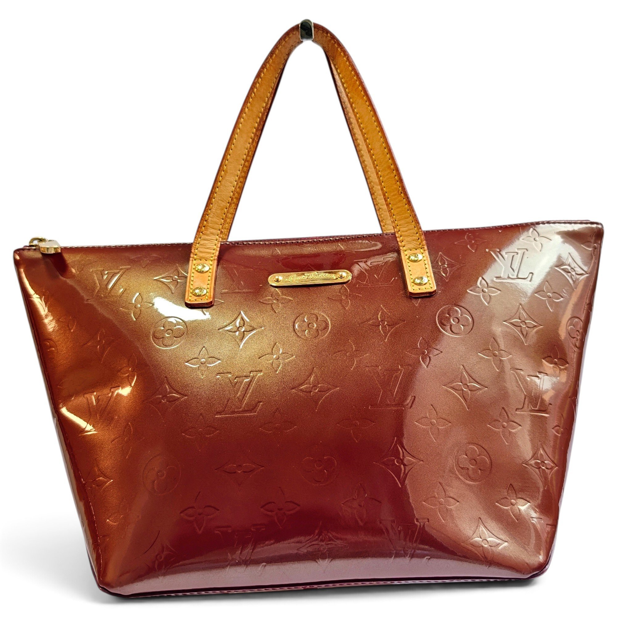 Bellevue patent leather handbag