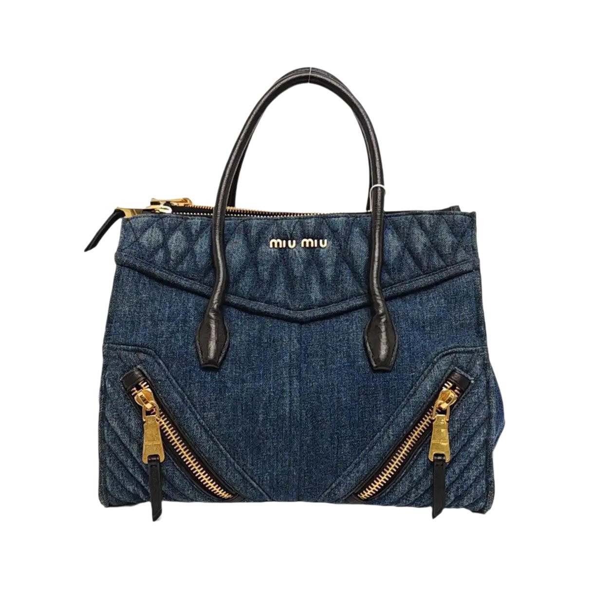 Miu Crystal cloth handbag