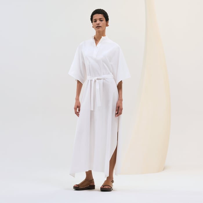 Blanc "Mosaique" Prairie Dress