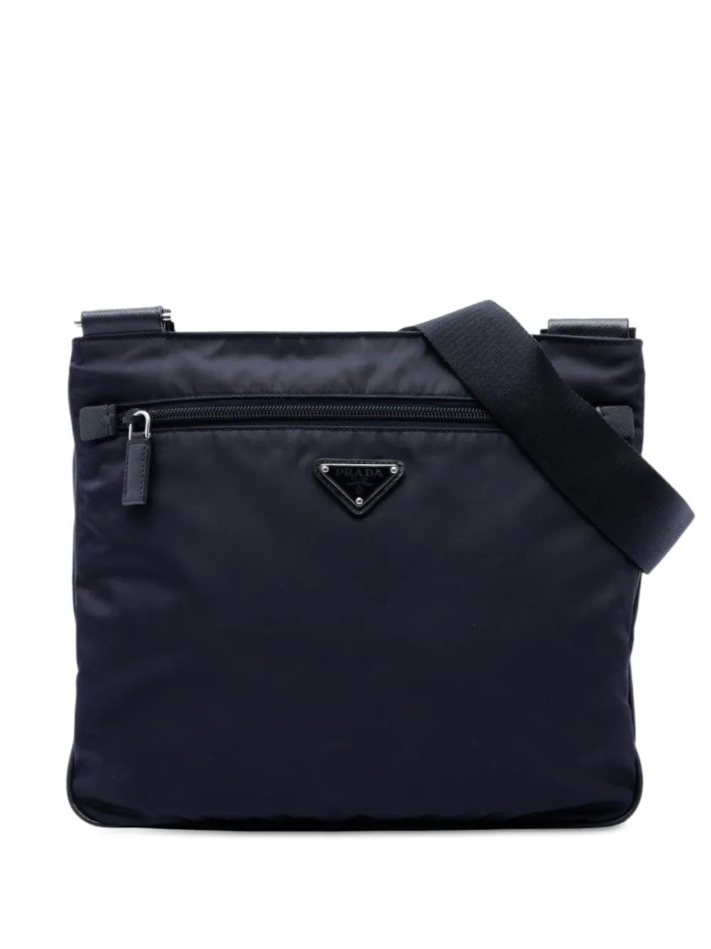 2013-2026 Saffiano Trimmed Tessuto Zip Top crossbody bag