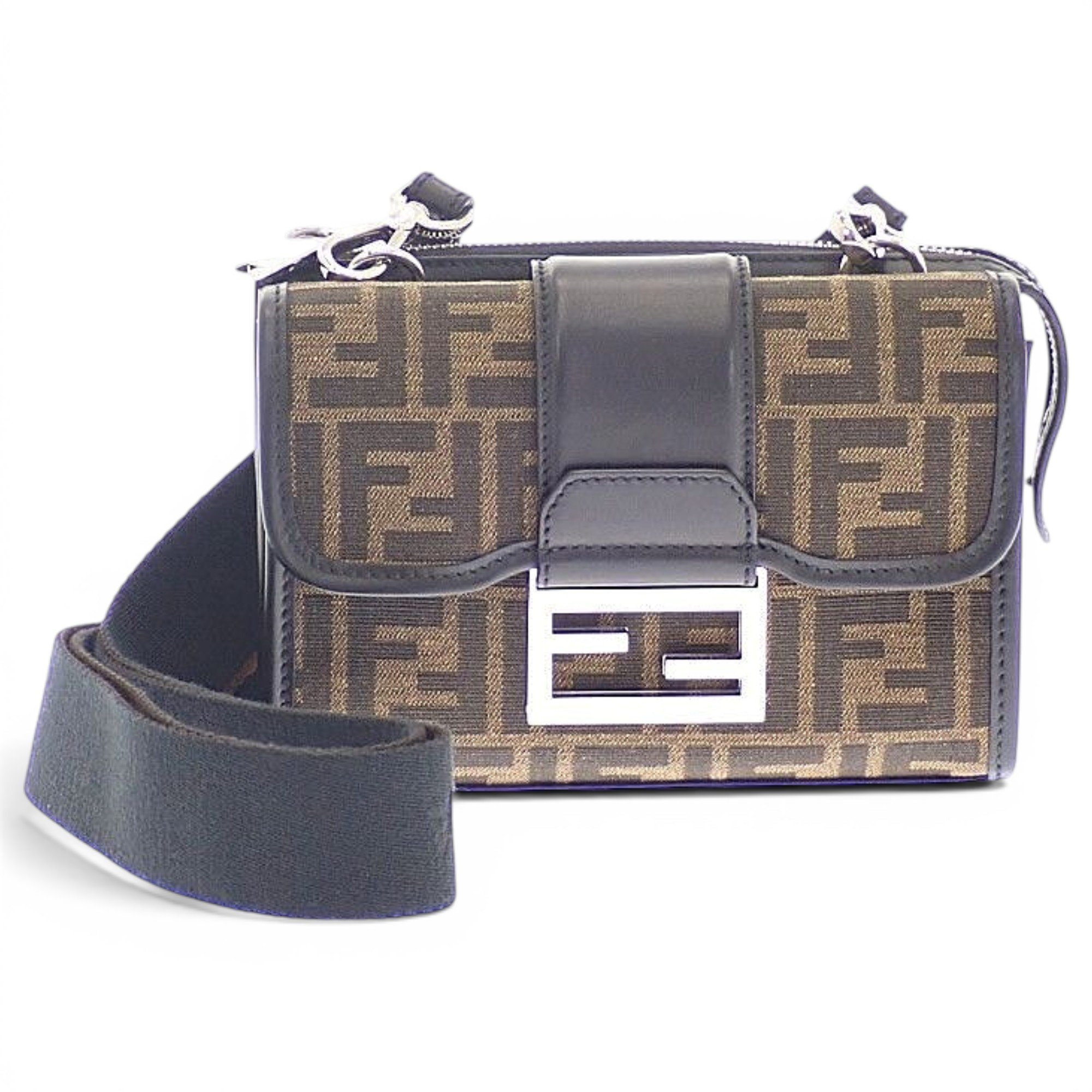 Baguette leather handbag