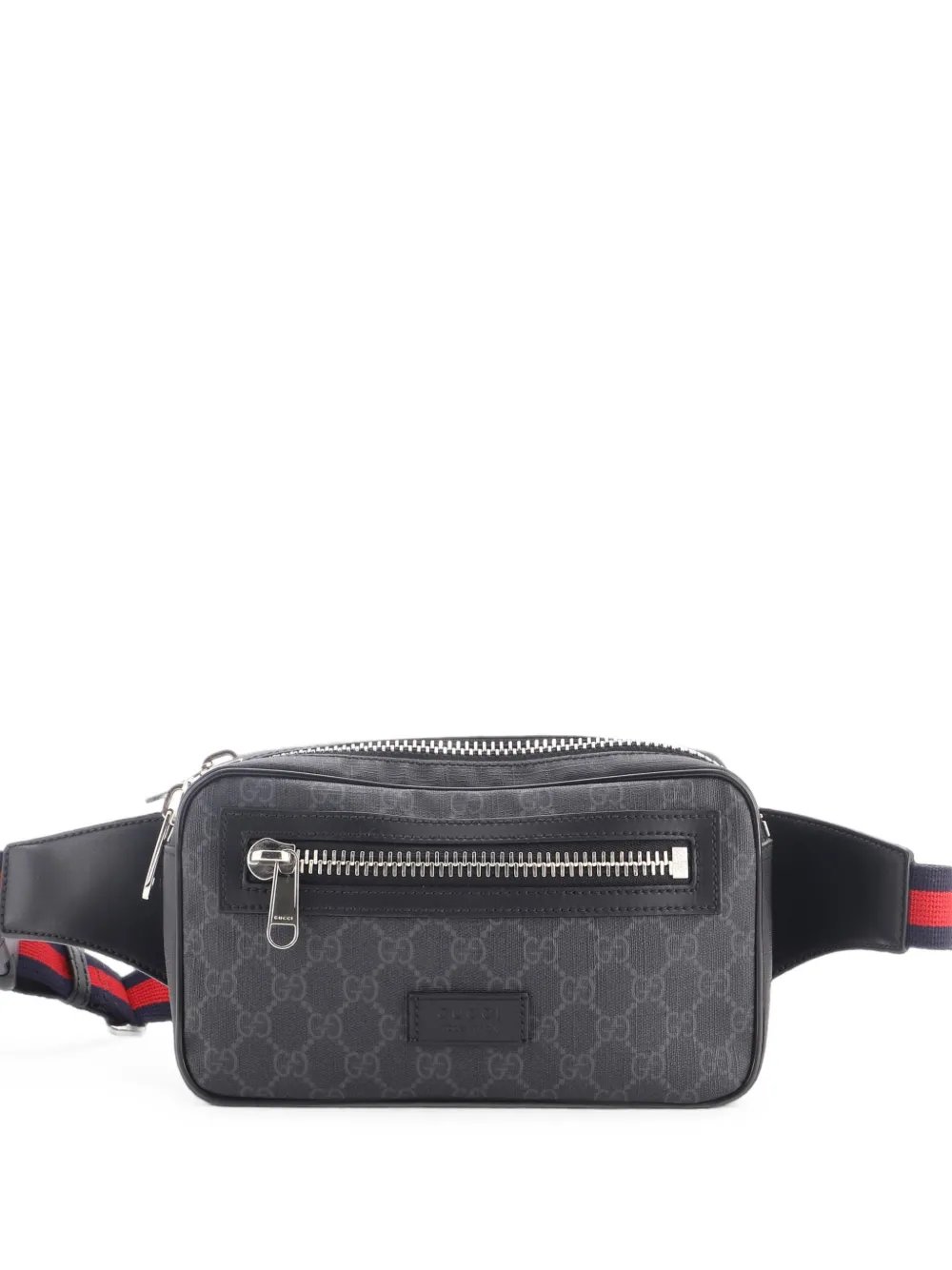 Soft Zip GG Coated Canvas Small belt bag