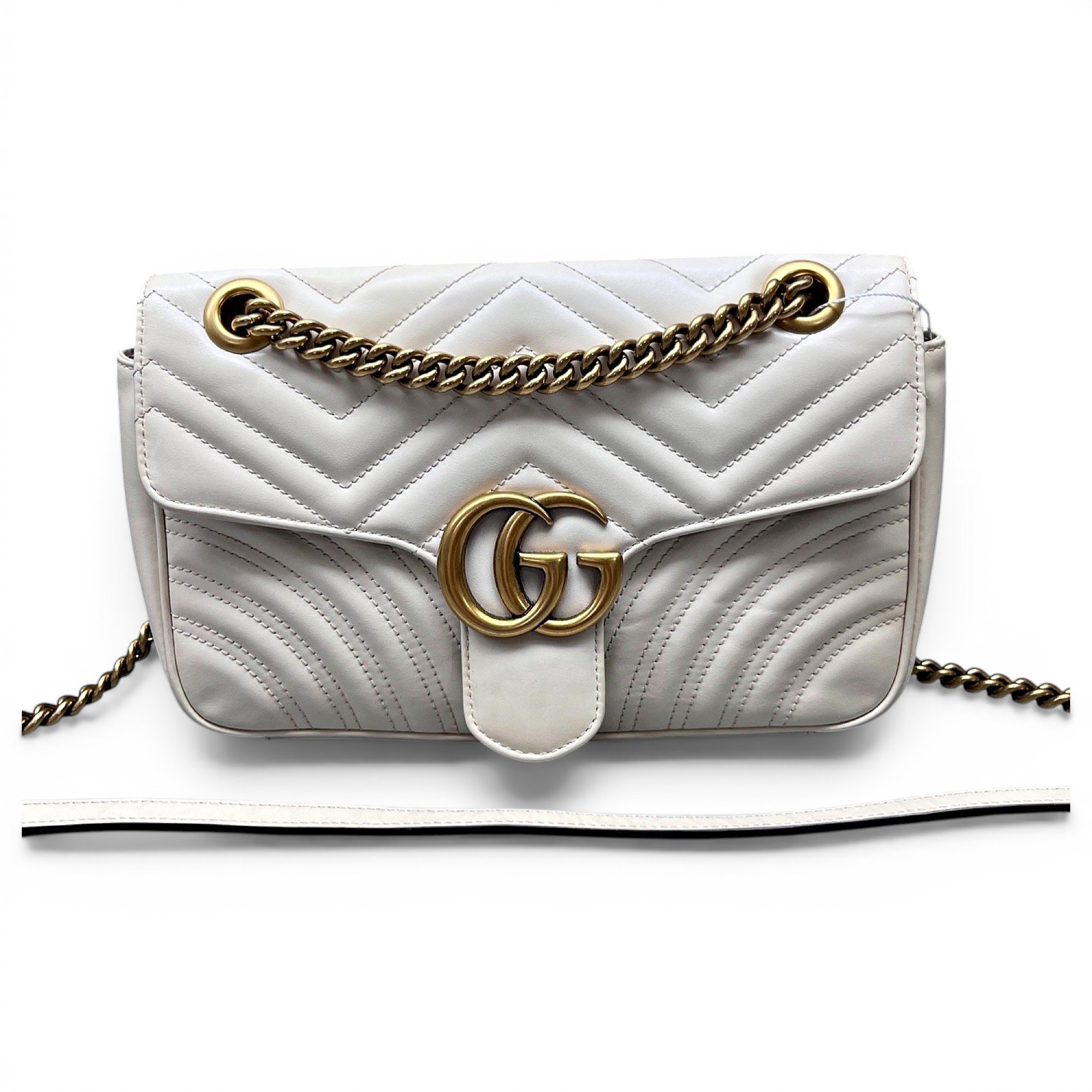 GG Marmont Flap leather handbag