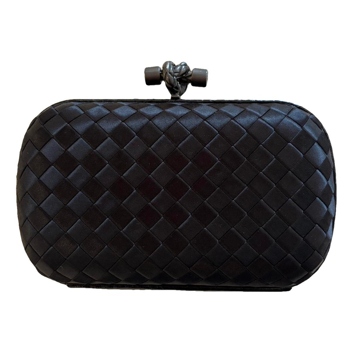 Pochette Knot silk clutch bag