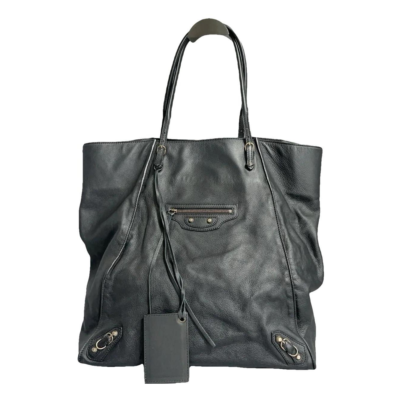 Papier leather tote