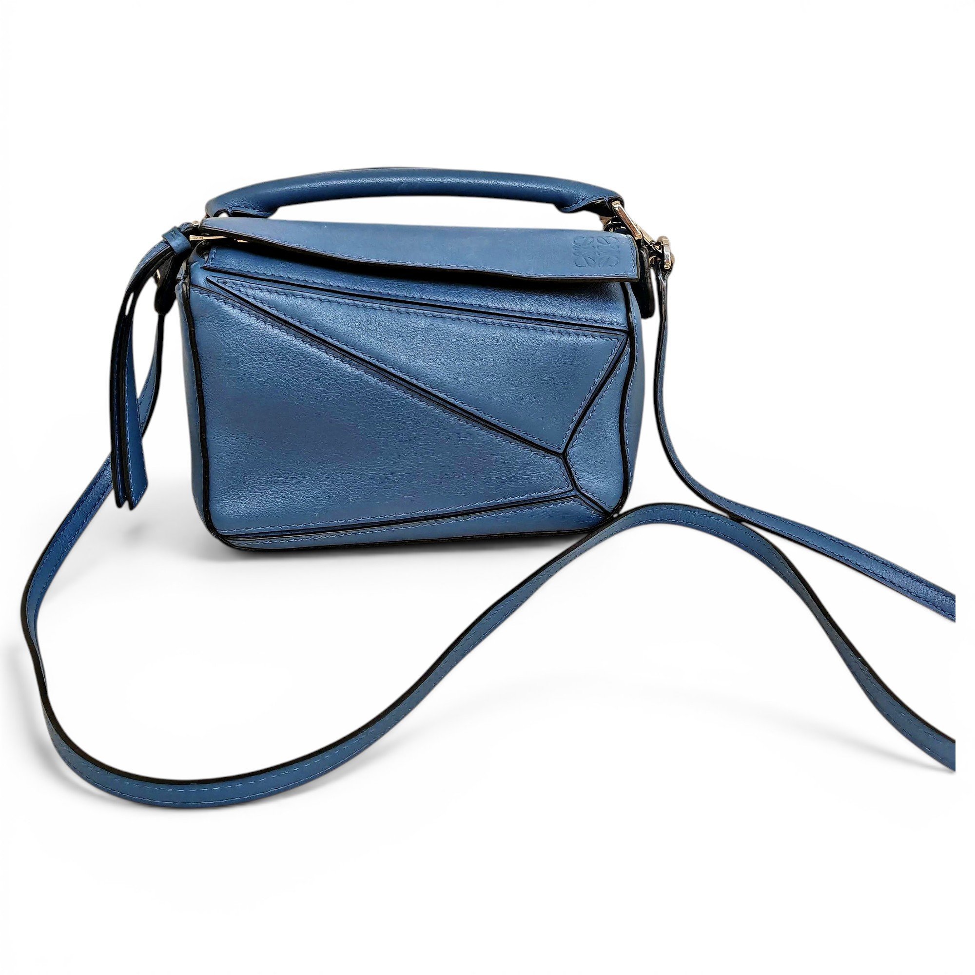 Puzzle leather mini bag