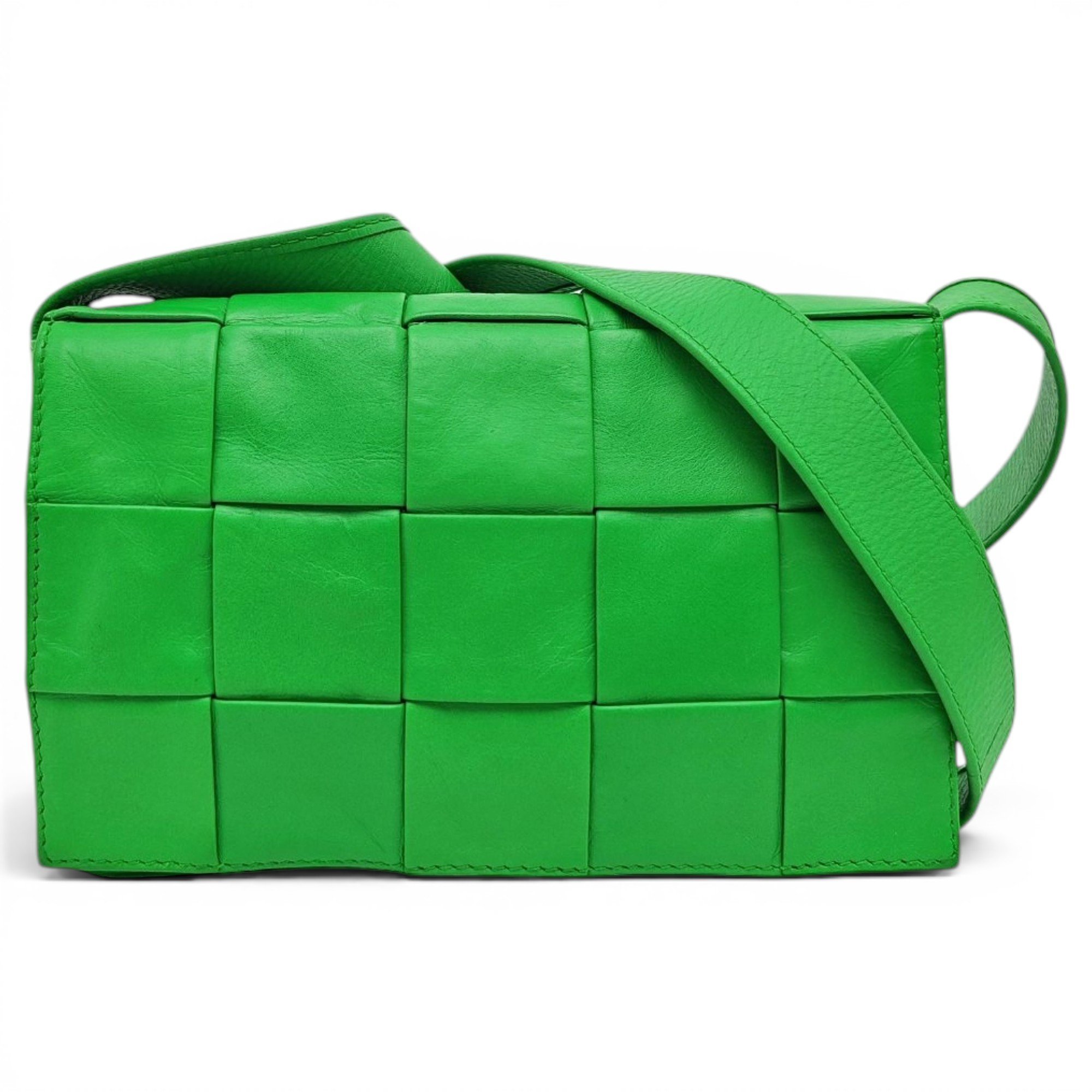 Cassette leather crossbody bag