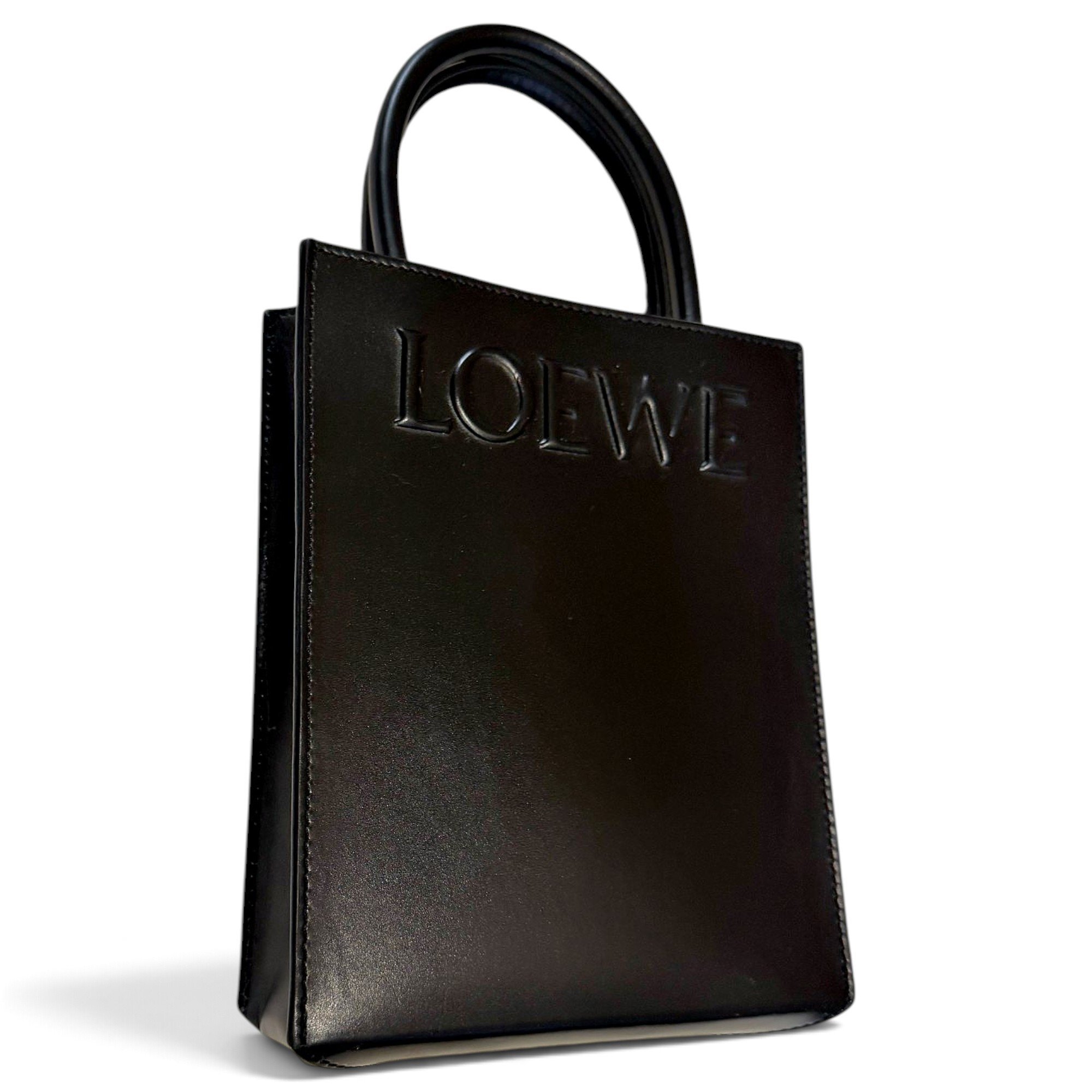 A5 leather tote