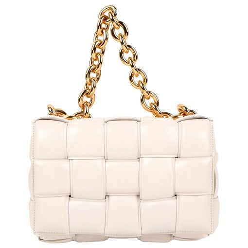 Cassette Padded leather handbag