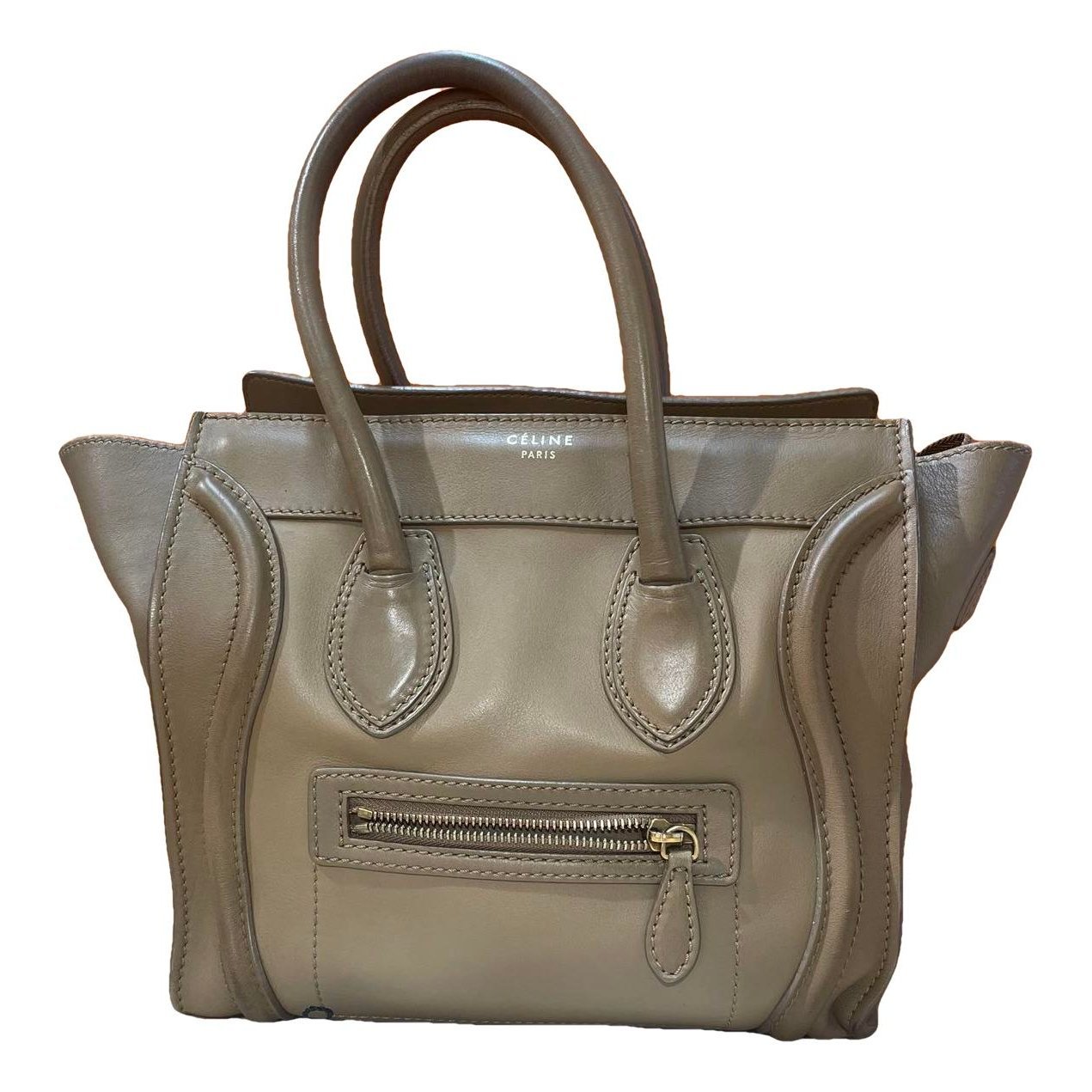 Luggage leather handbag