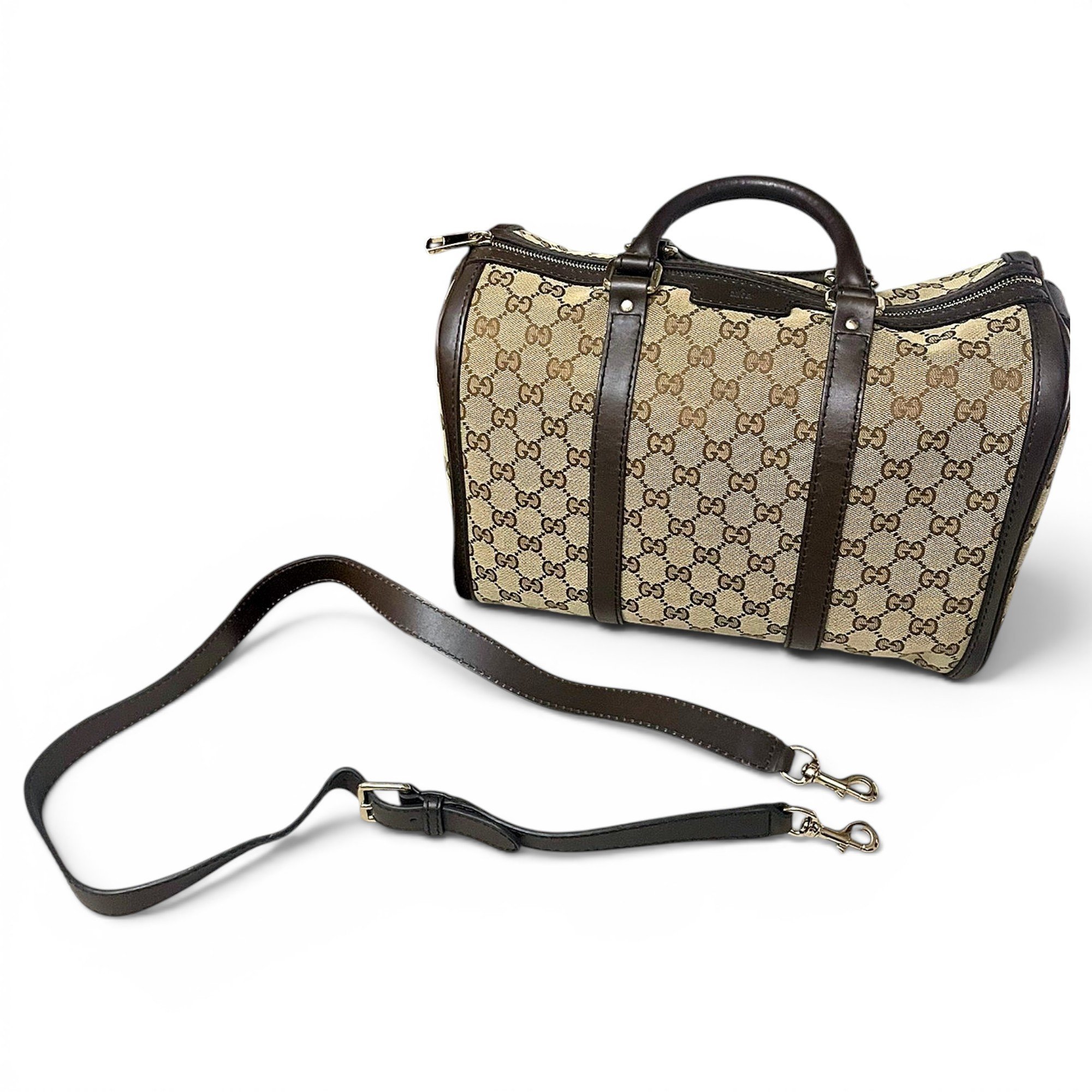 Boston leather handbag