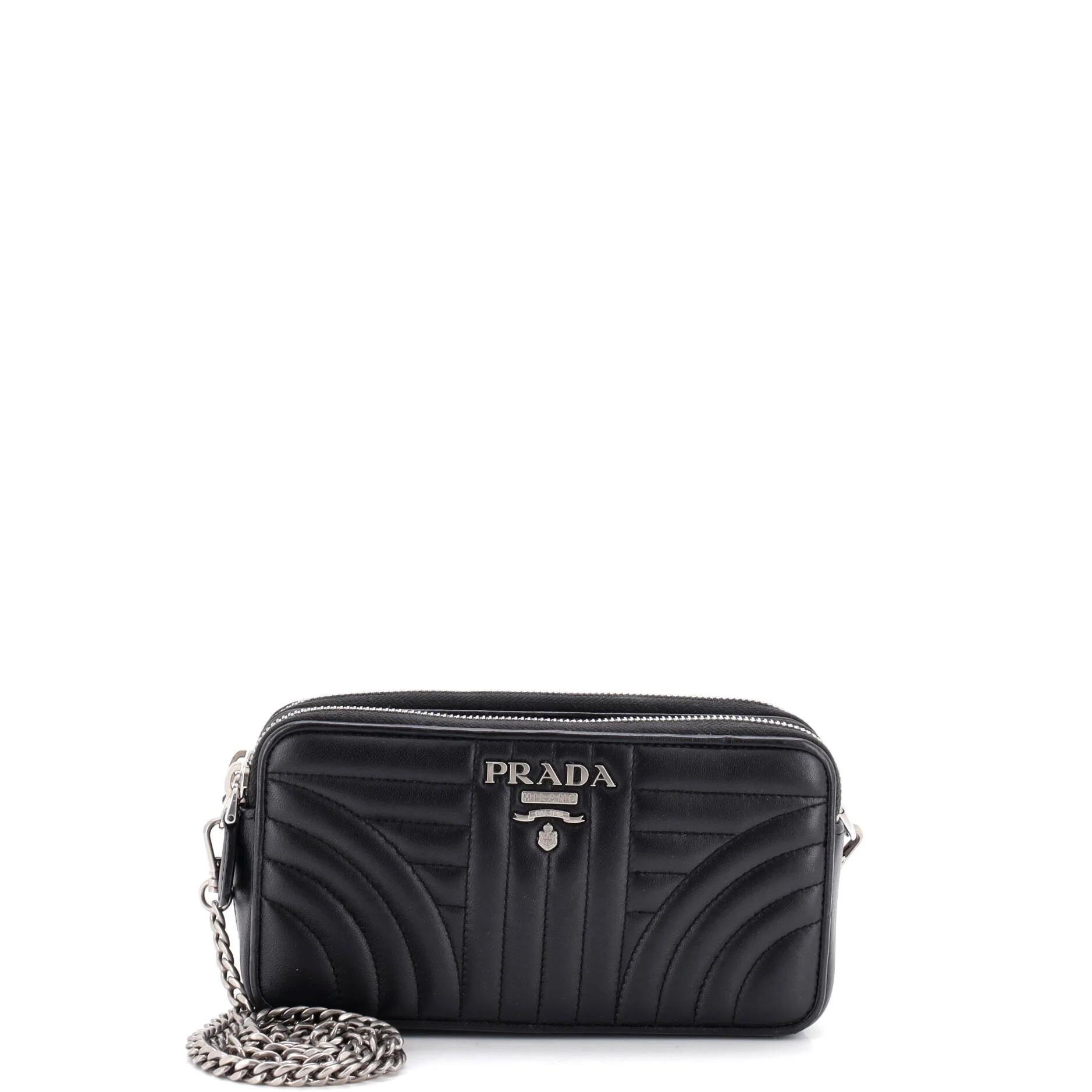 Prada Diagramme leather crossbody bag