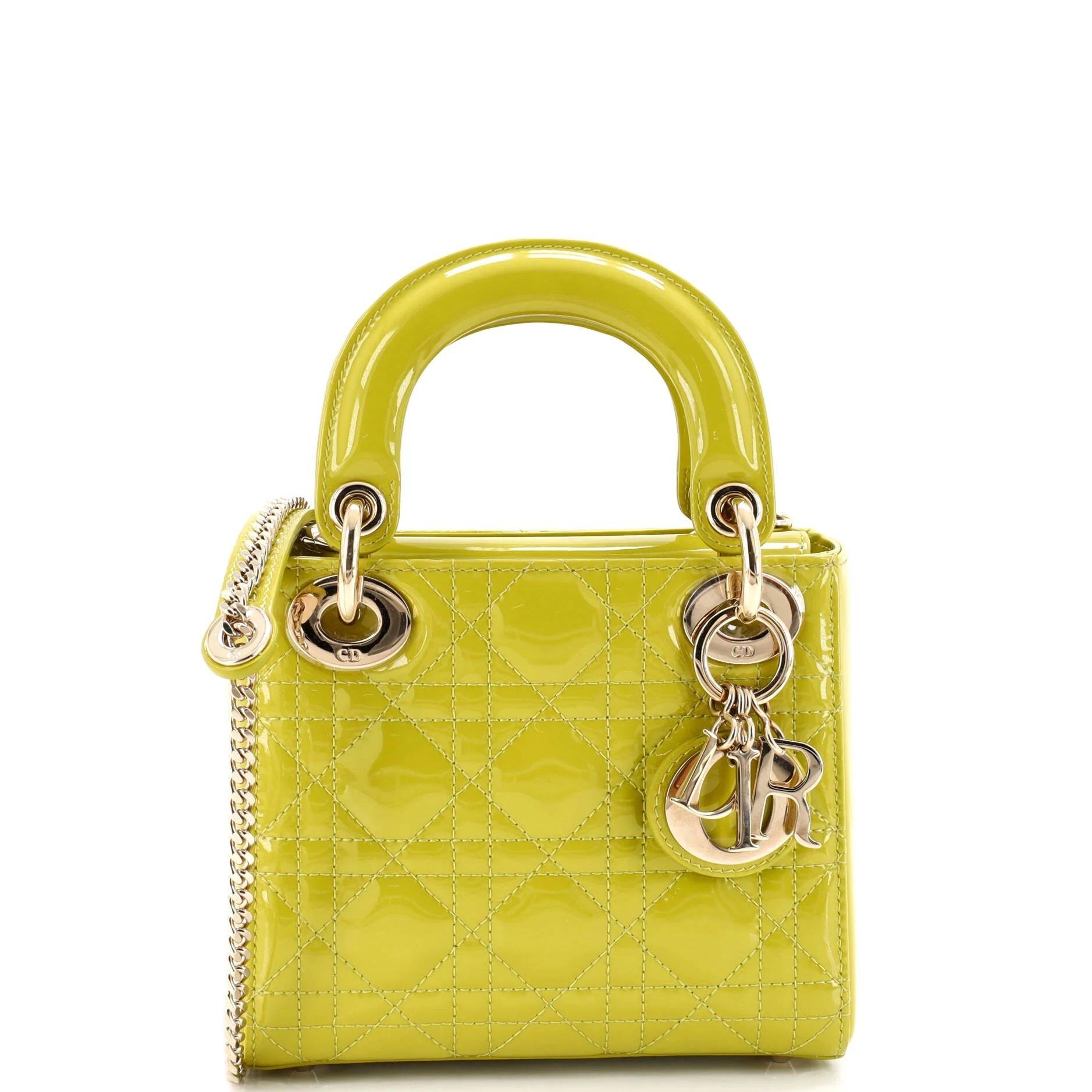 Patent leather handbag