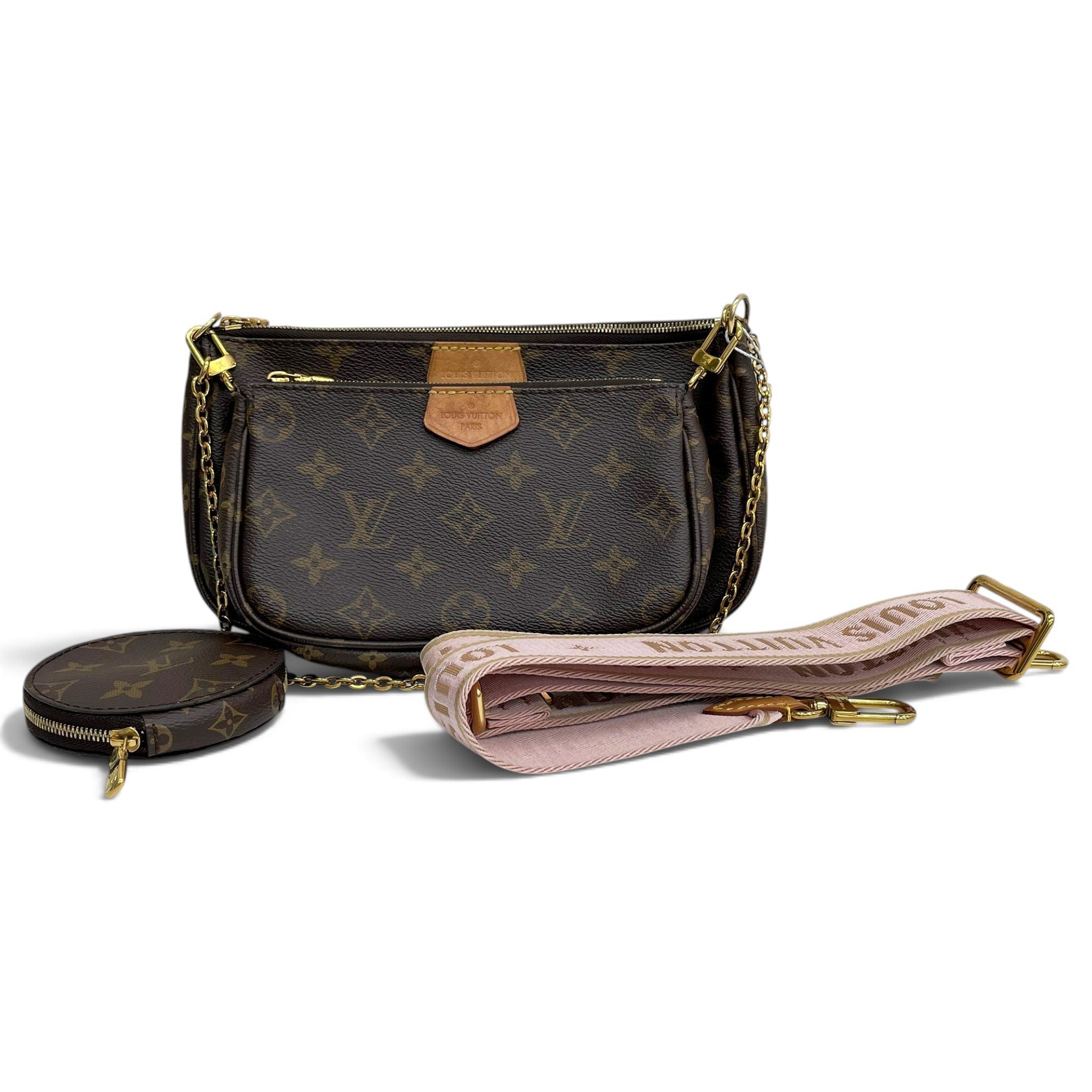 Multi Pochette Accessoires leather handbag