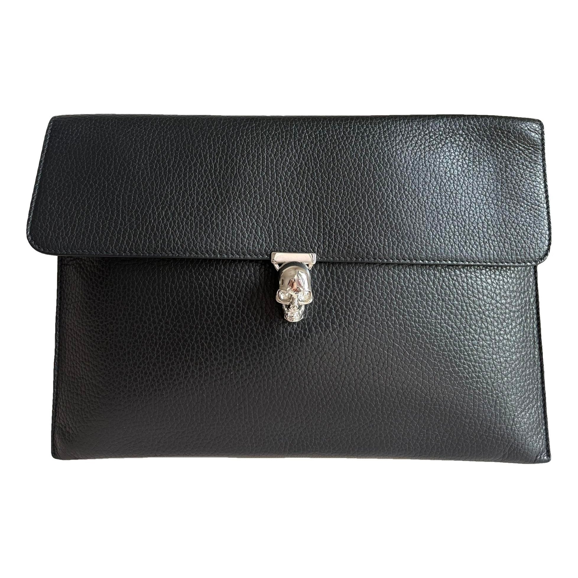 Alexander McQueen Knuckle leather clutch bag