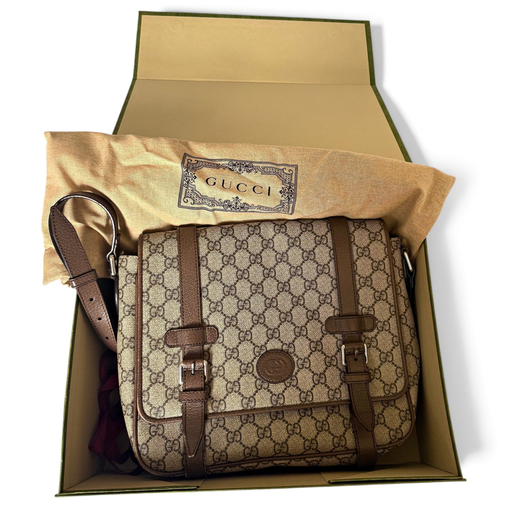 Leather crossbody bag