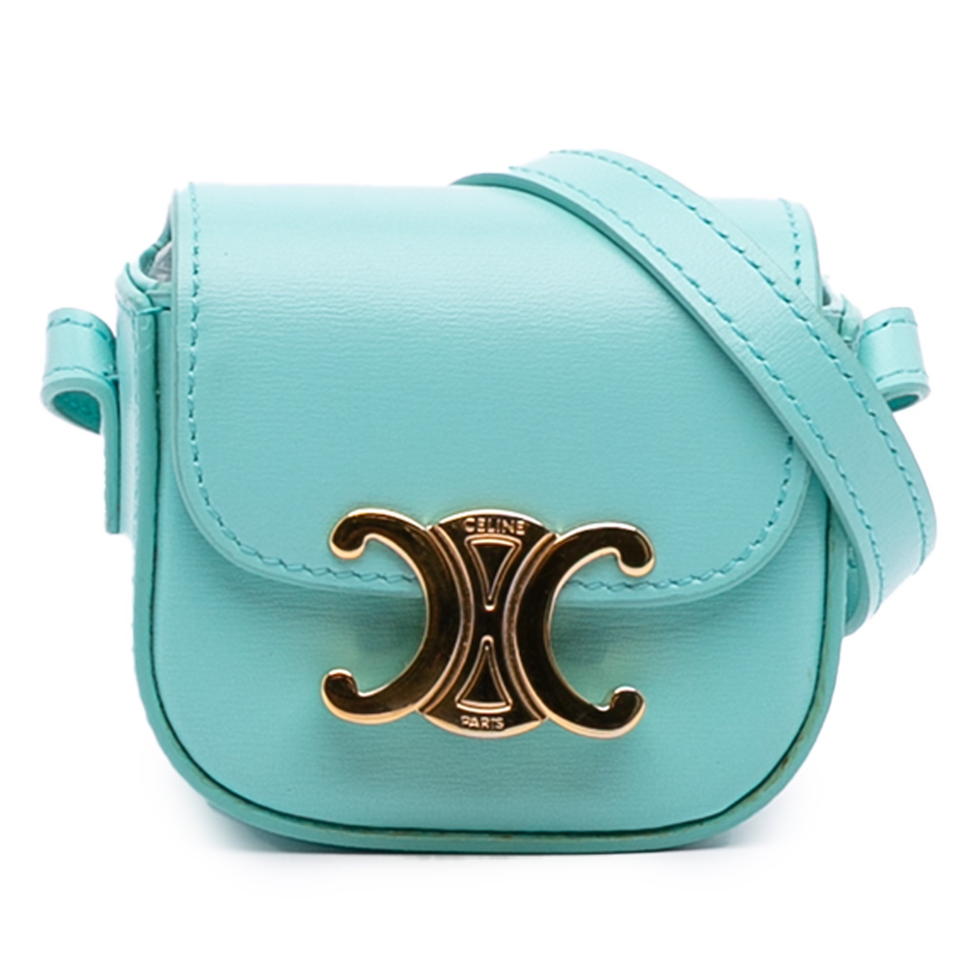 Triomphe leather handbag