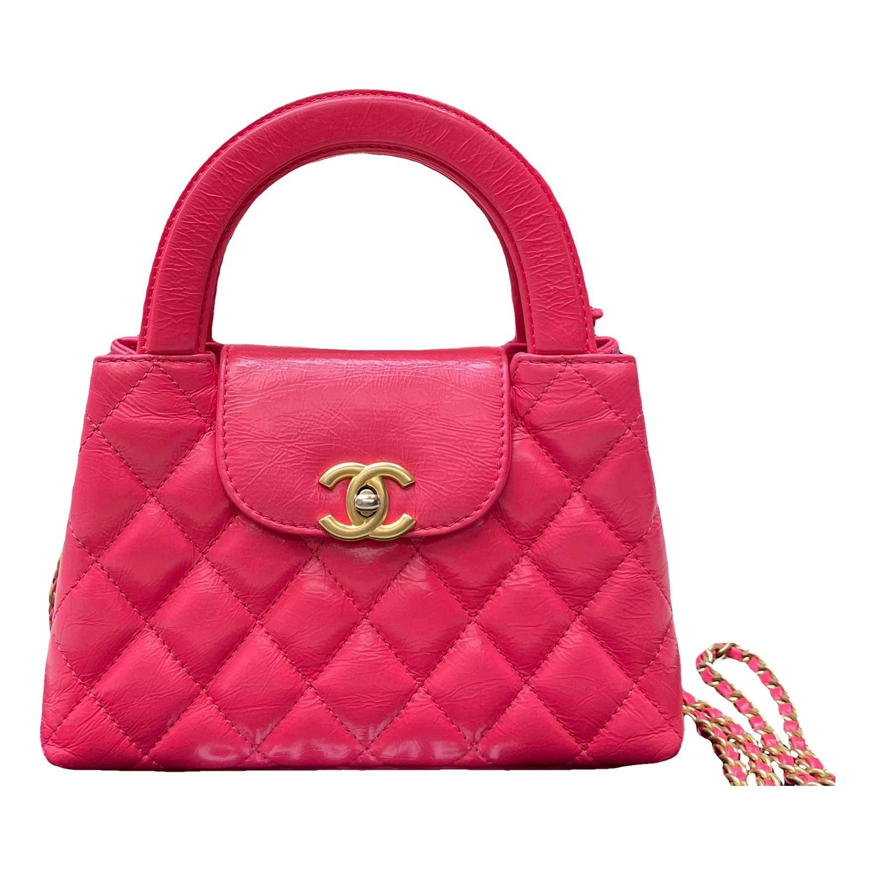 Mini Shopping leather handbag