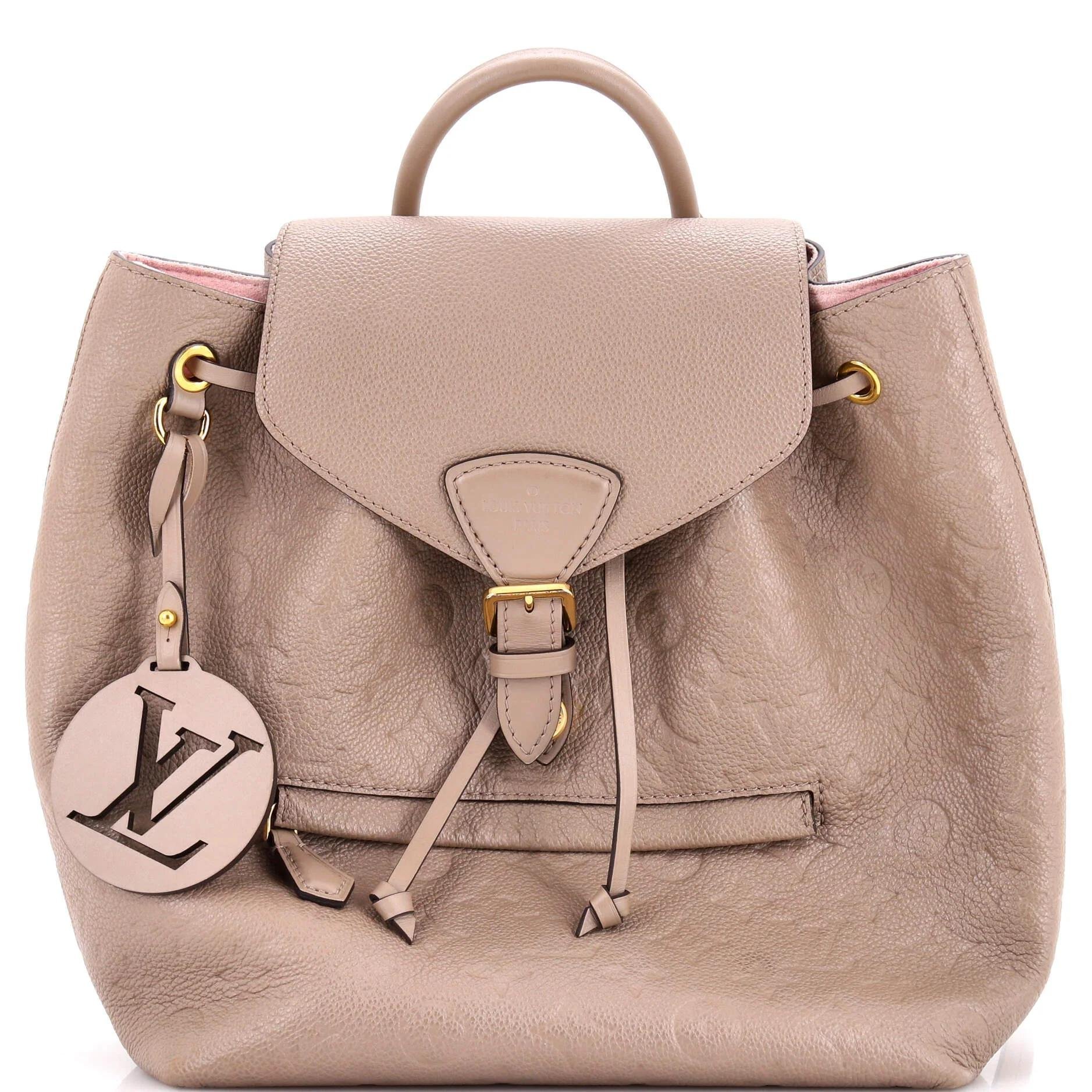 Leather backpack