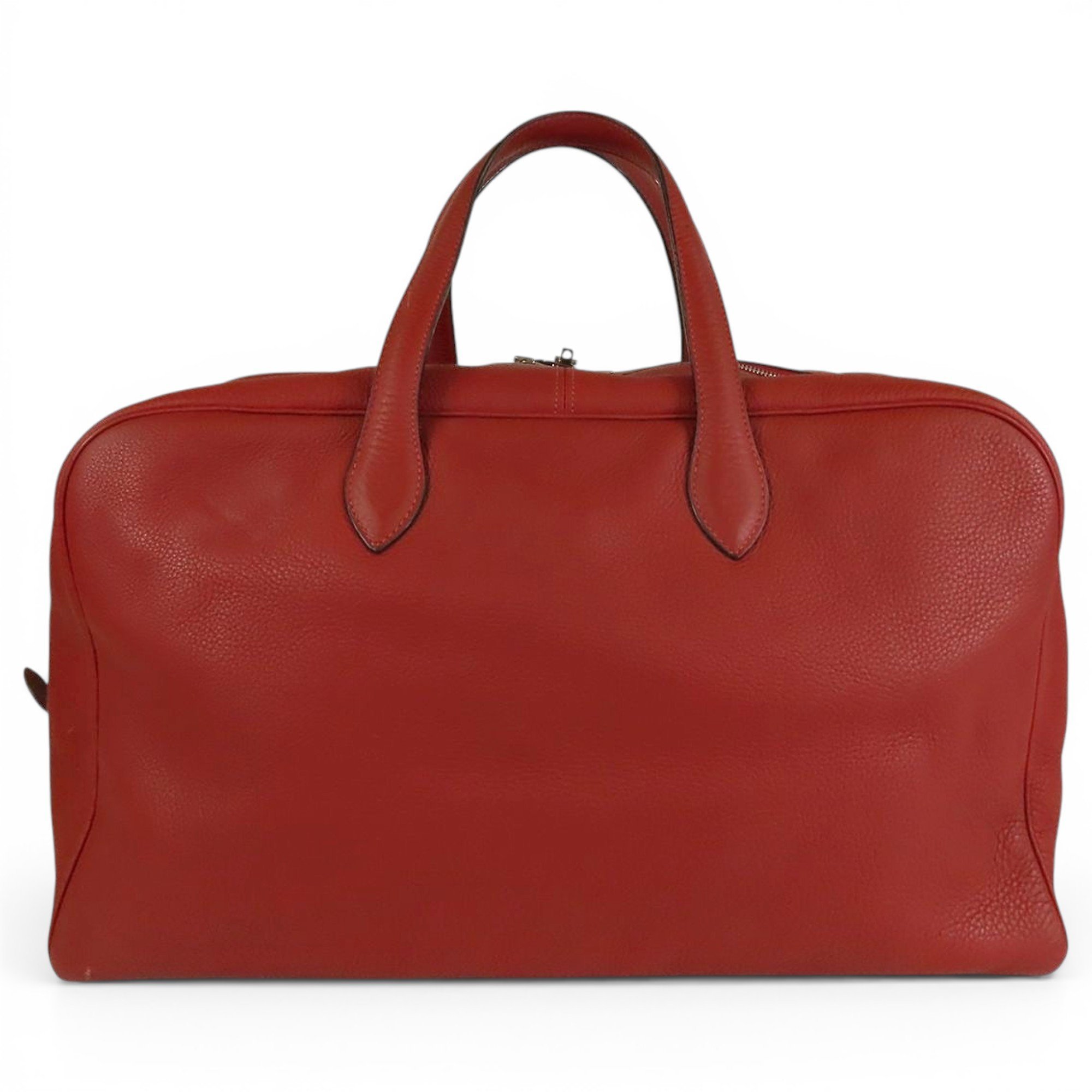 Leather travel bag