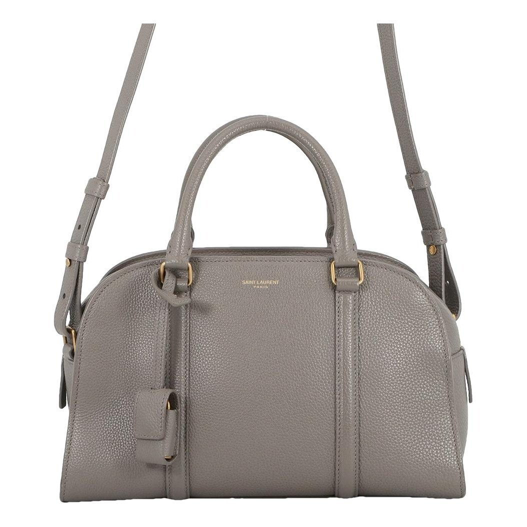 Leather travel bag