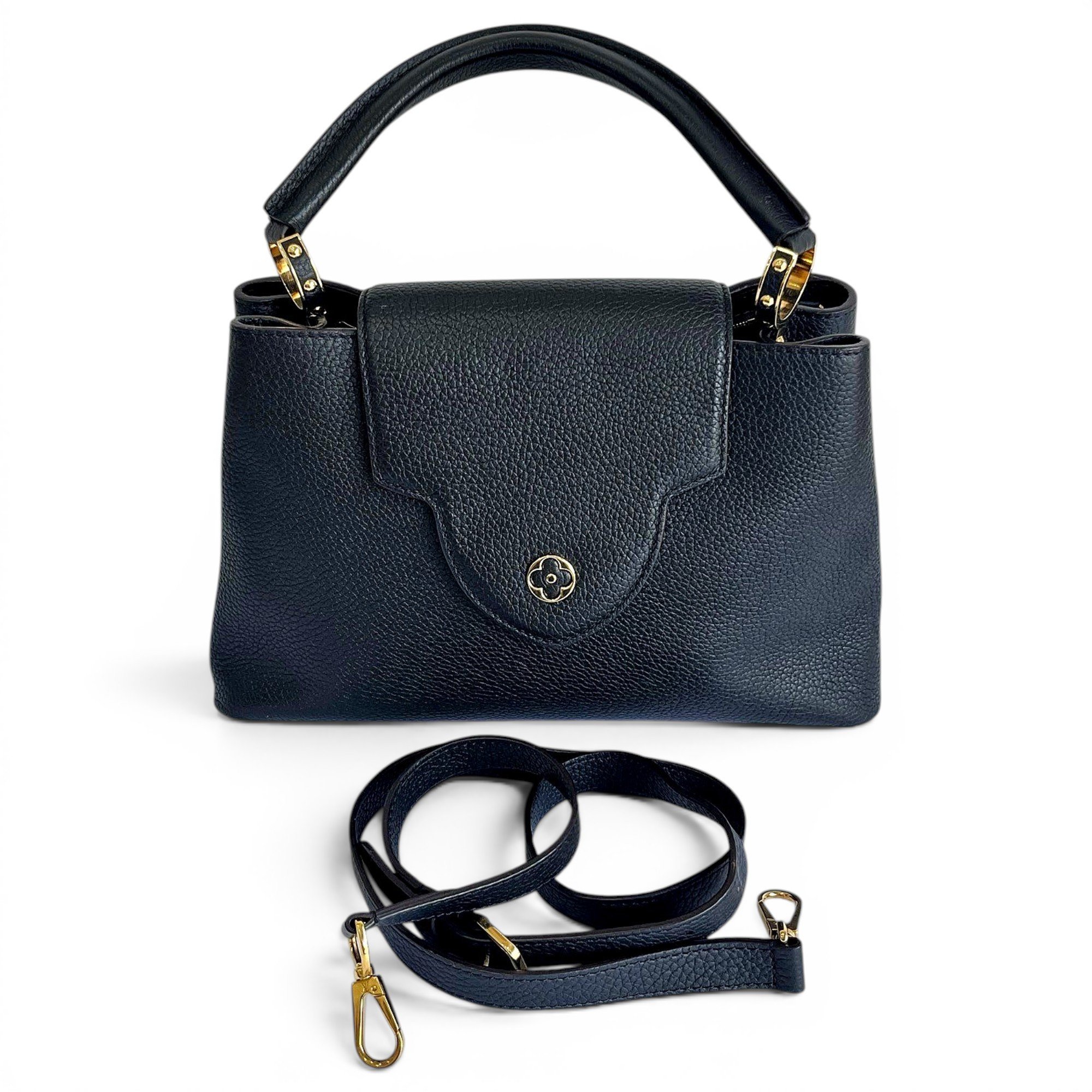 Capucines leather handbag