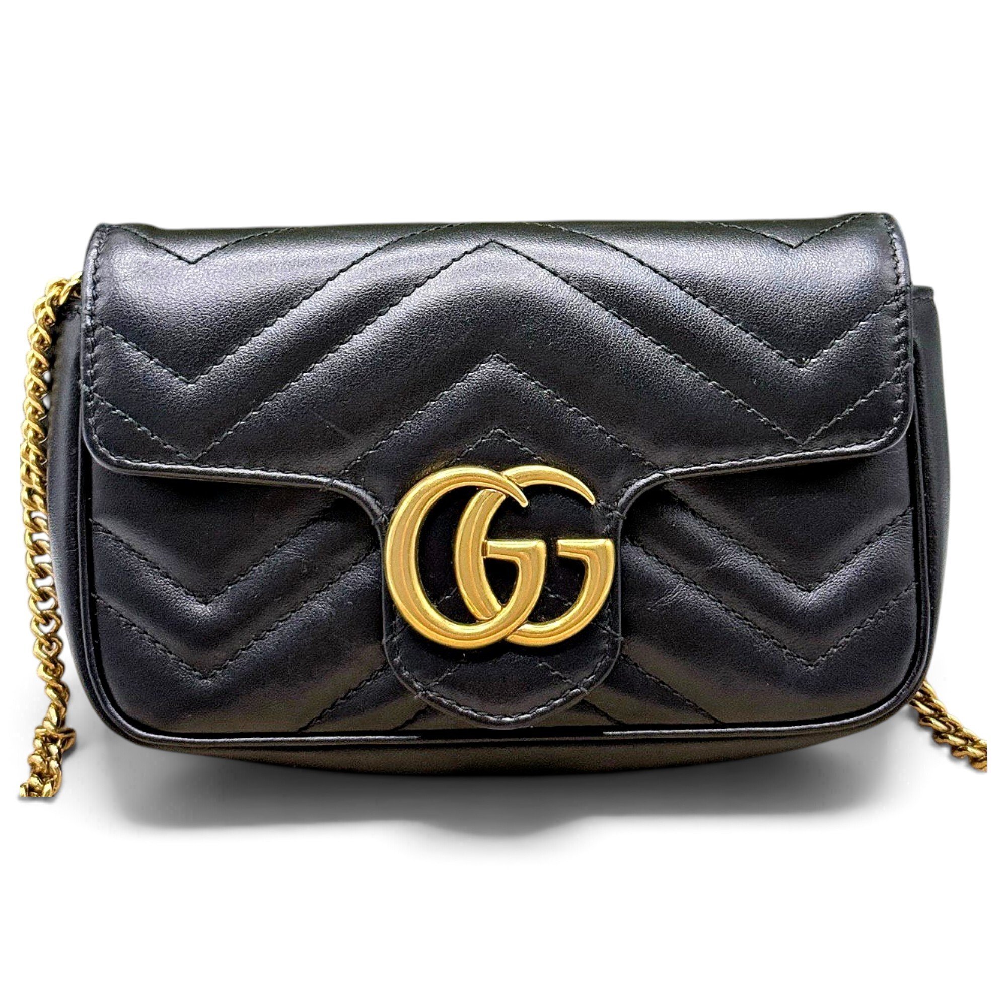 GG Marmont Flap leather crossbody bag