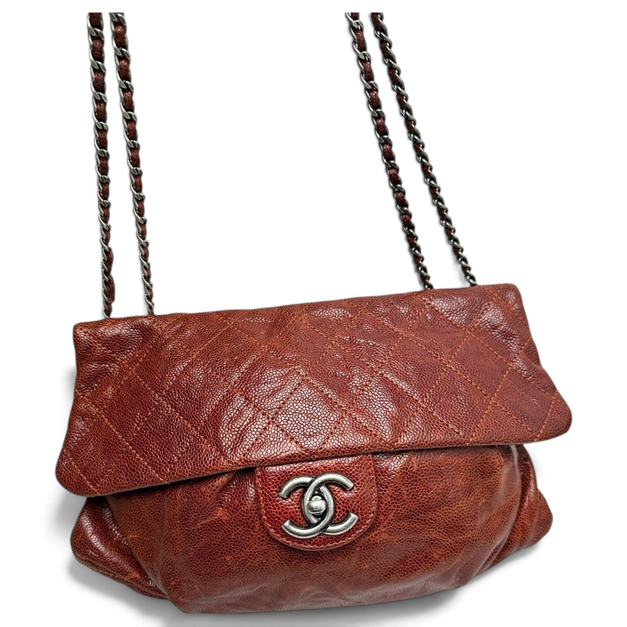 Chain Around leather handbag