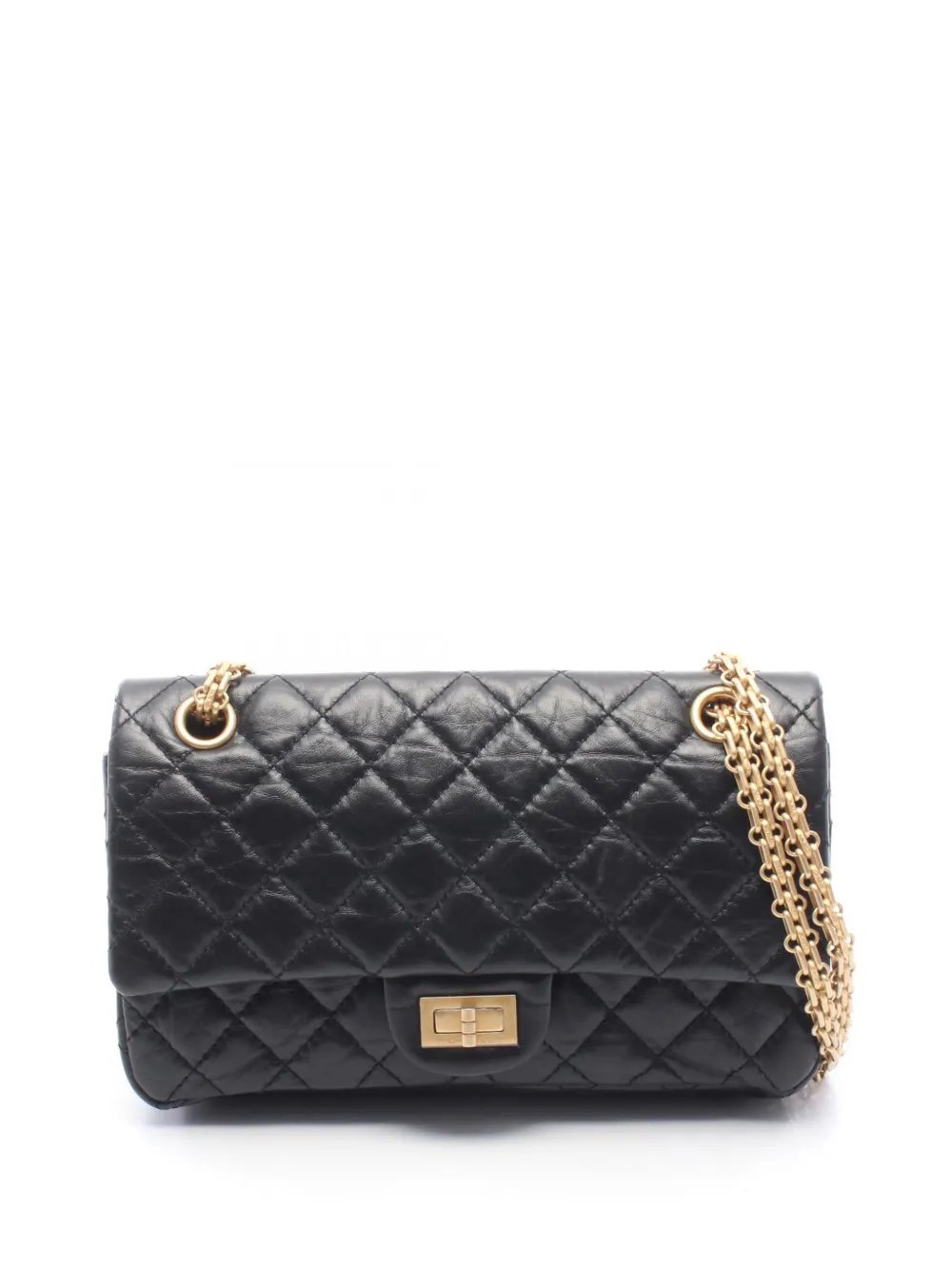2019 Quilted Aged Calfskin Reissue 2.55 Double Flap 225 shoulder bag