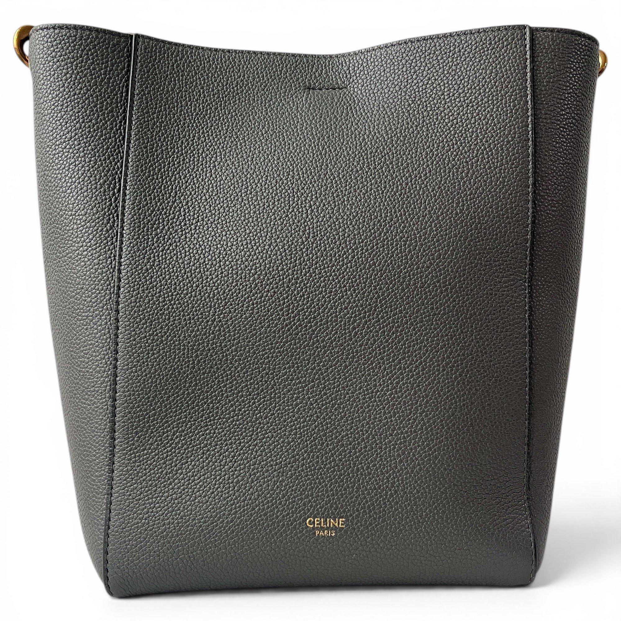 Seau Sangle leather crossbody bag