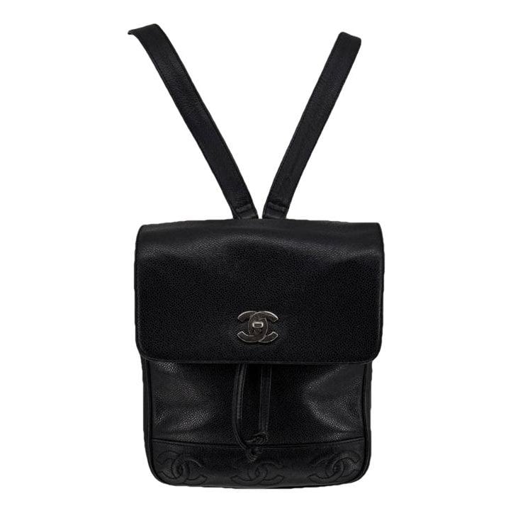Leather backpack