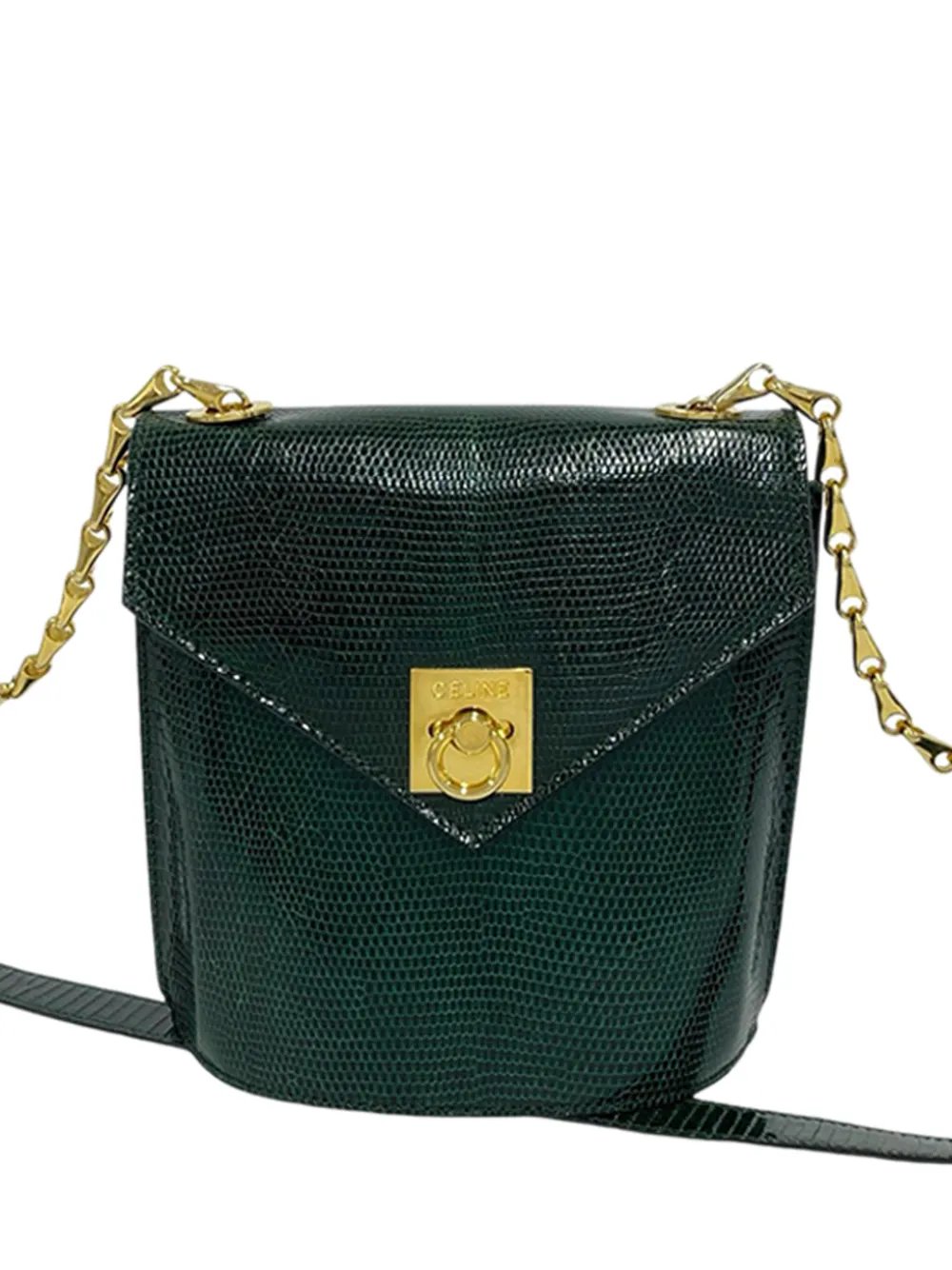 20th Century Lizard Embossed Leather crossbody bag