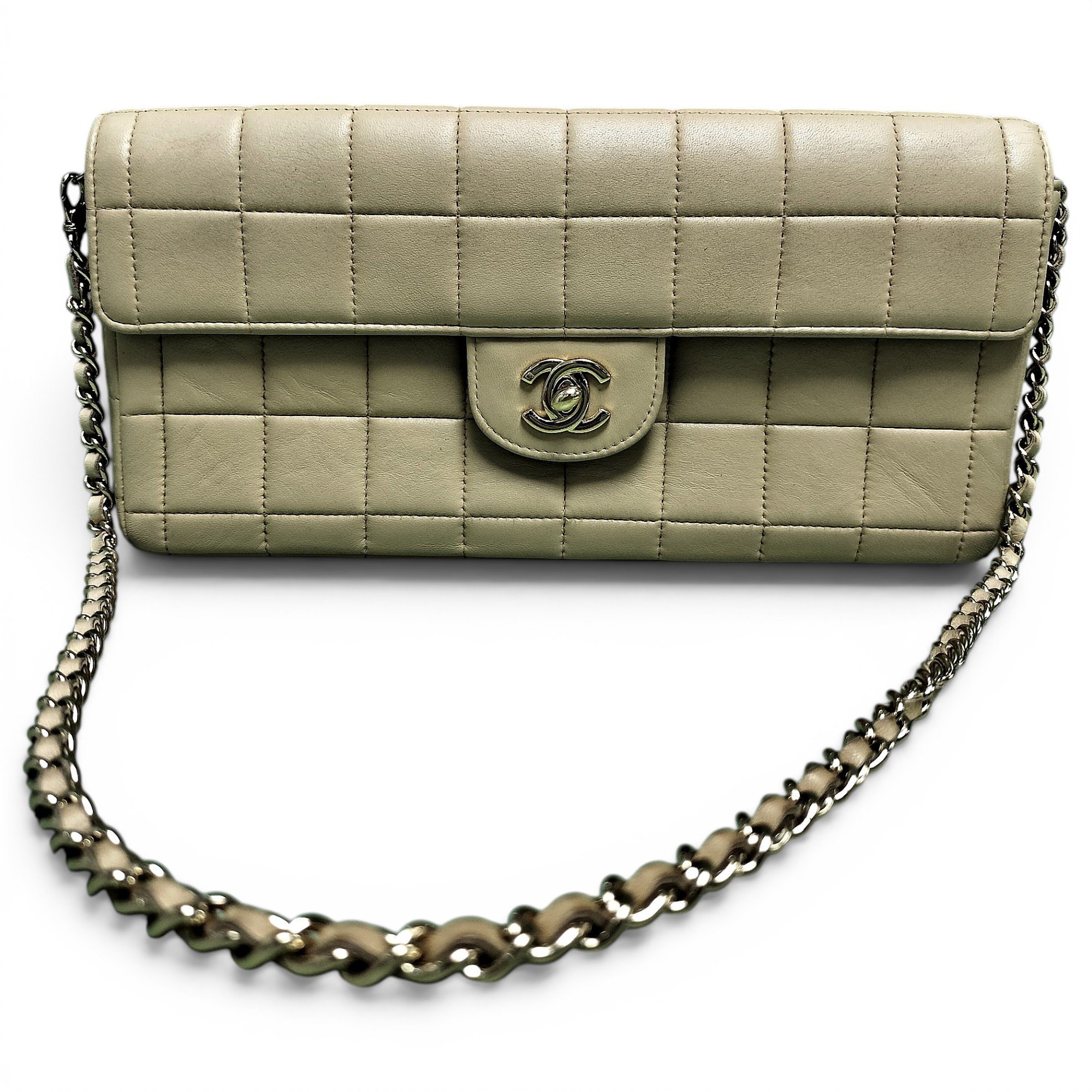 East West Chocolate Bar leather handbag