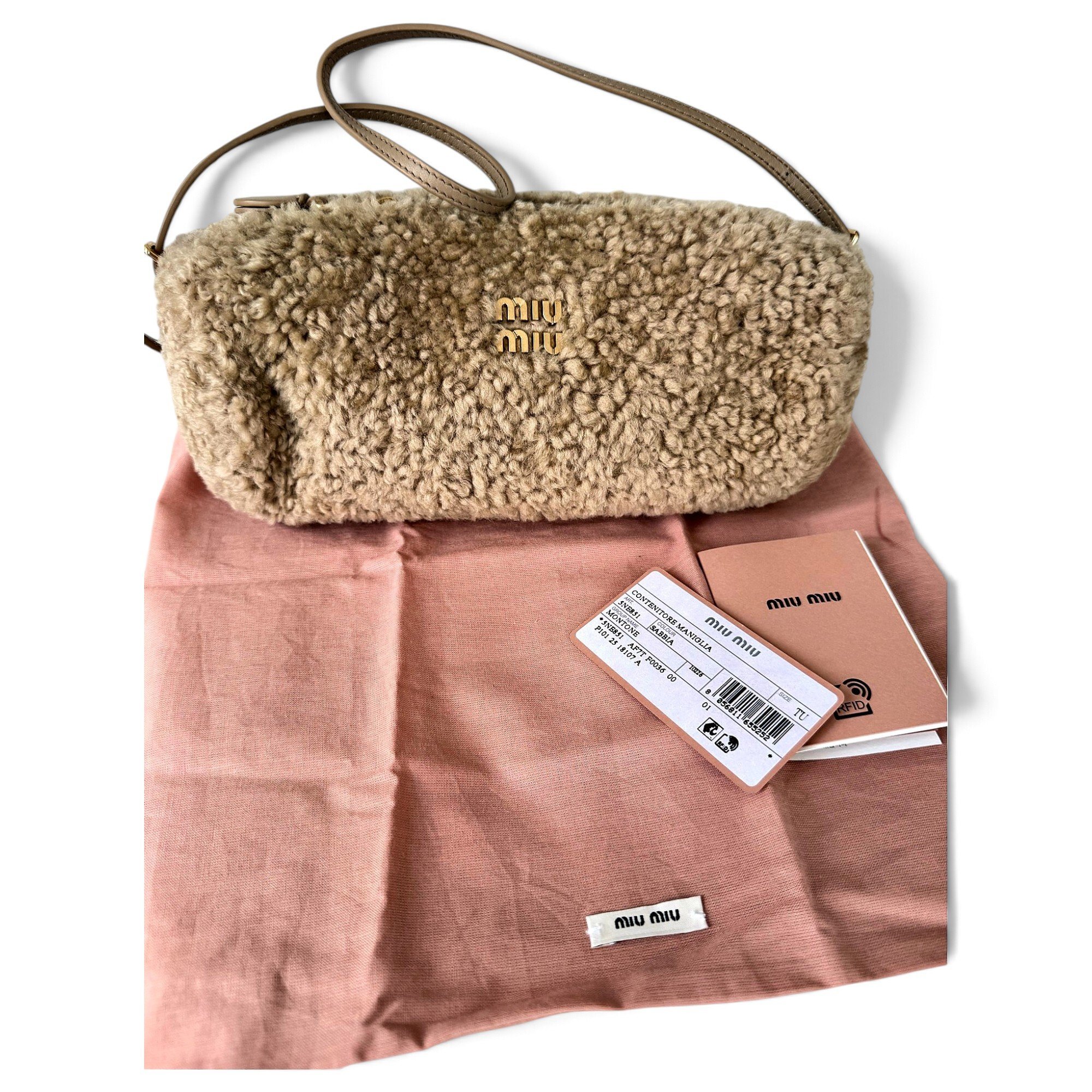 Mongolian lamb handbag