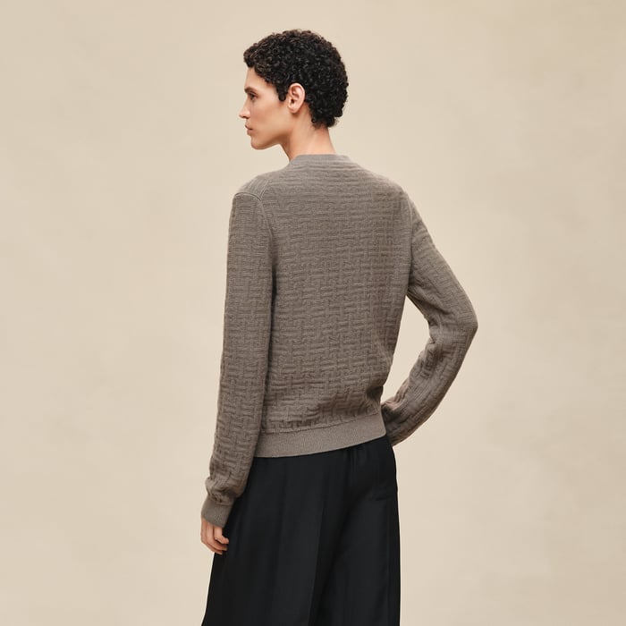 "H Voyage" Long-sleeve Sweater