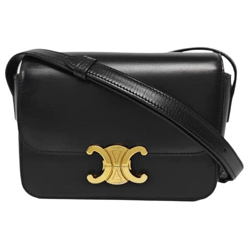 Triomphe leather crossbody bag