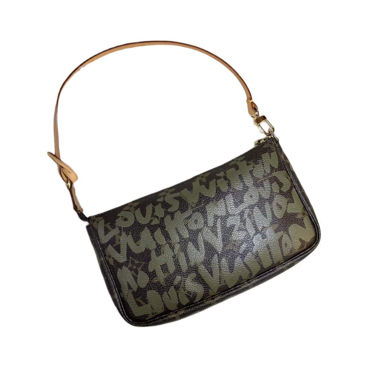 Pochette Accessoire leather handbag