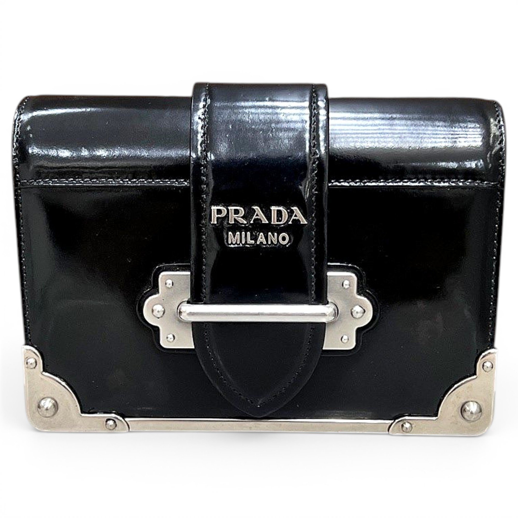 Prada Cahier leather handbag