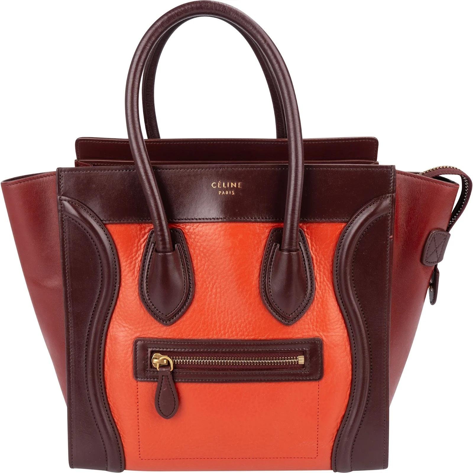 Luggage leather handbag