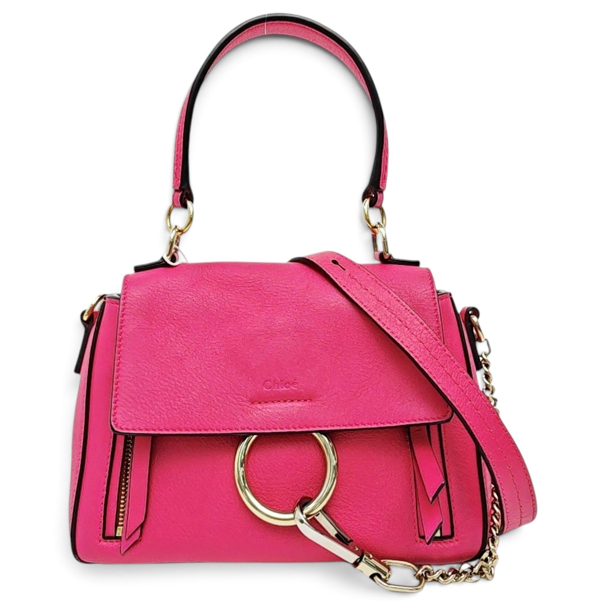 Faye leather handbag